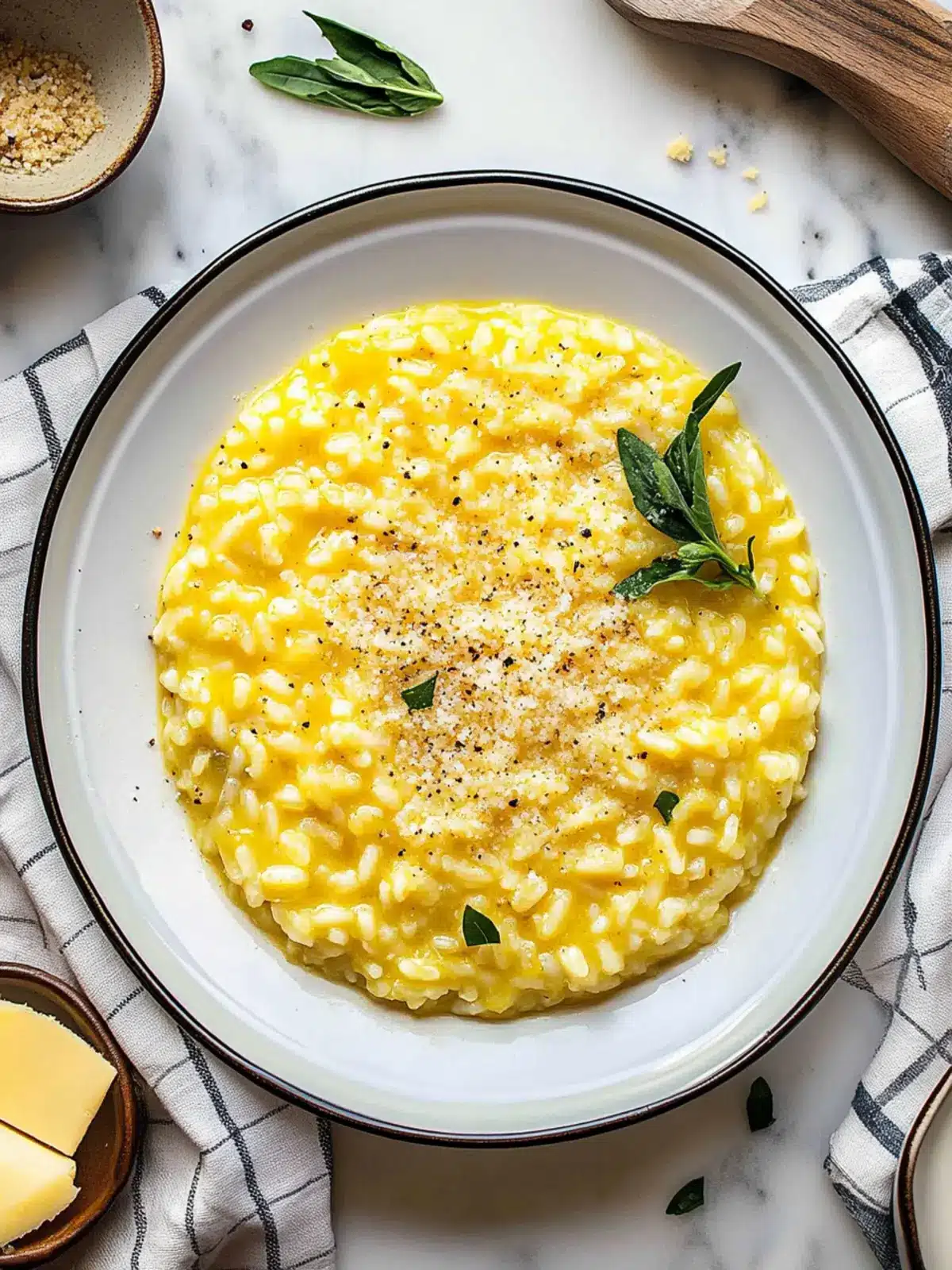 Indulge in Perfect Risotto Milanese: Easy Step-by-Step Guide 3 Risotto Milanese