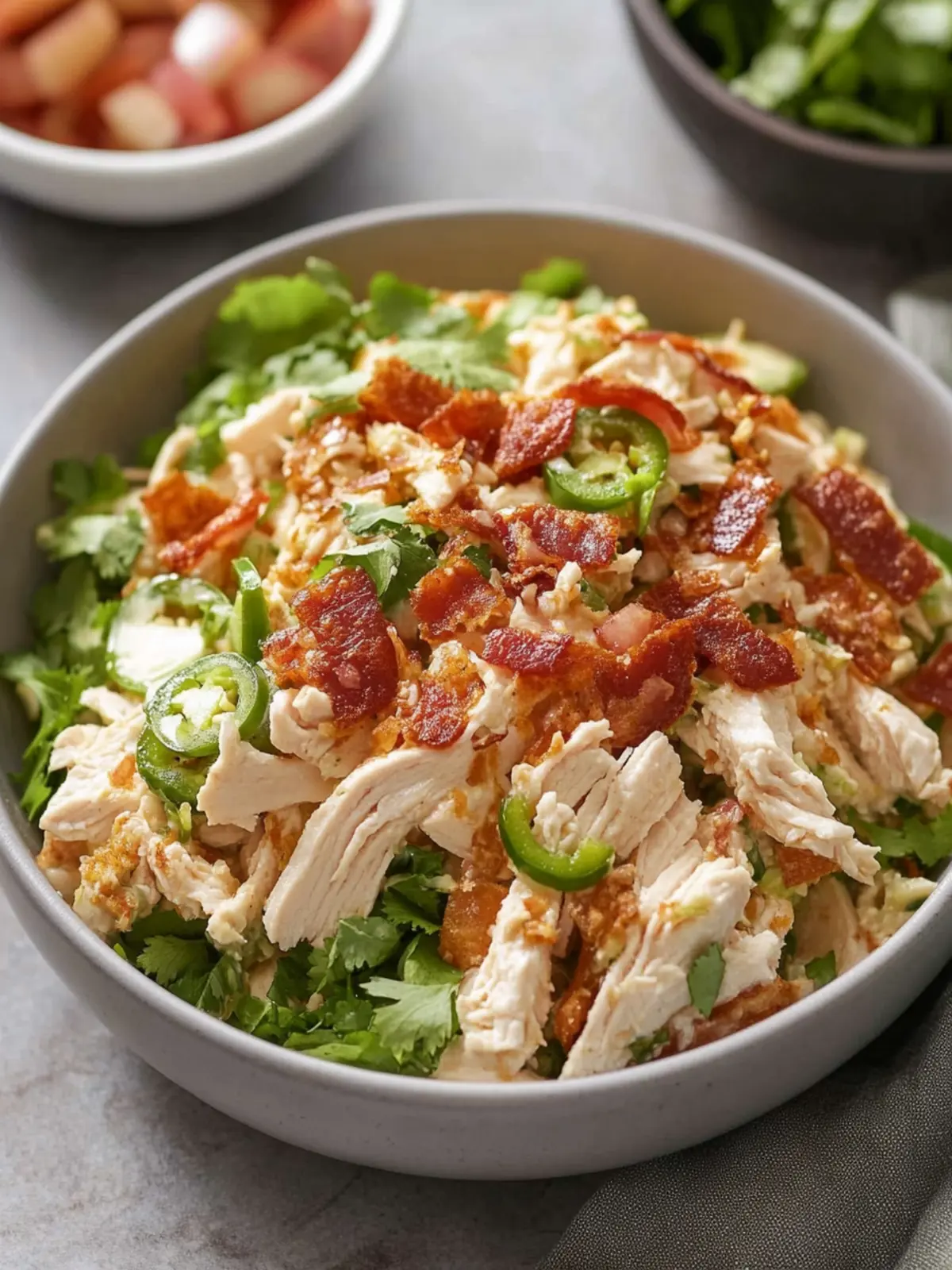 Zesty Jalapeño Popper Chicken Salad You'll Crave Daily 5 Jalapeño Popper Chicken Salad