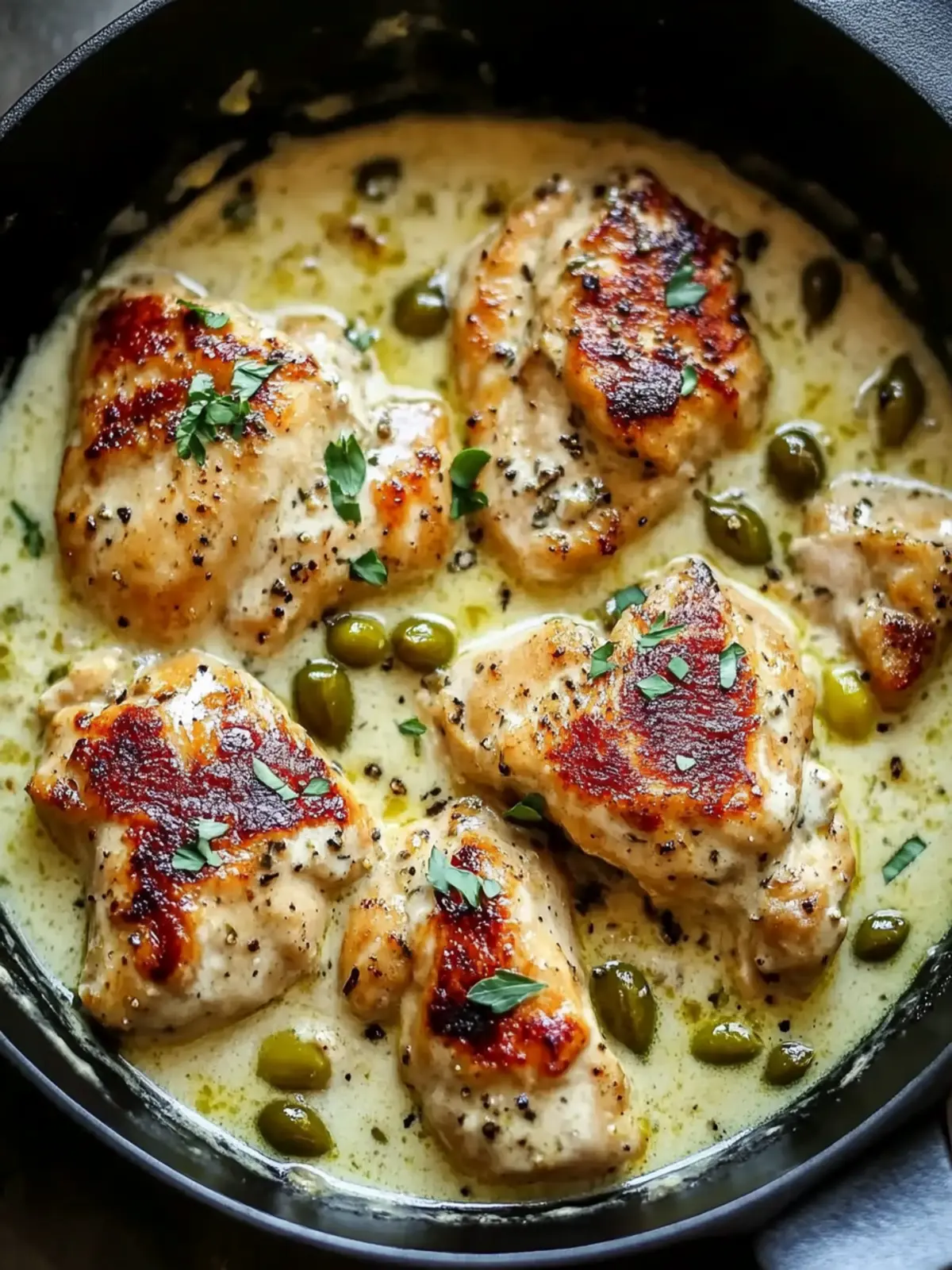 Creamy Pepperoncini Chicken Skillet: Comfort Food Delight 4 Creamy Pepperoncini Chicken Skillet