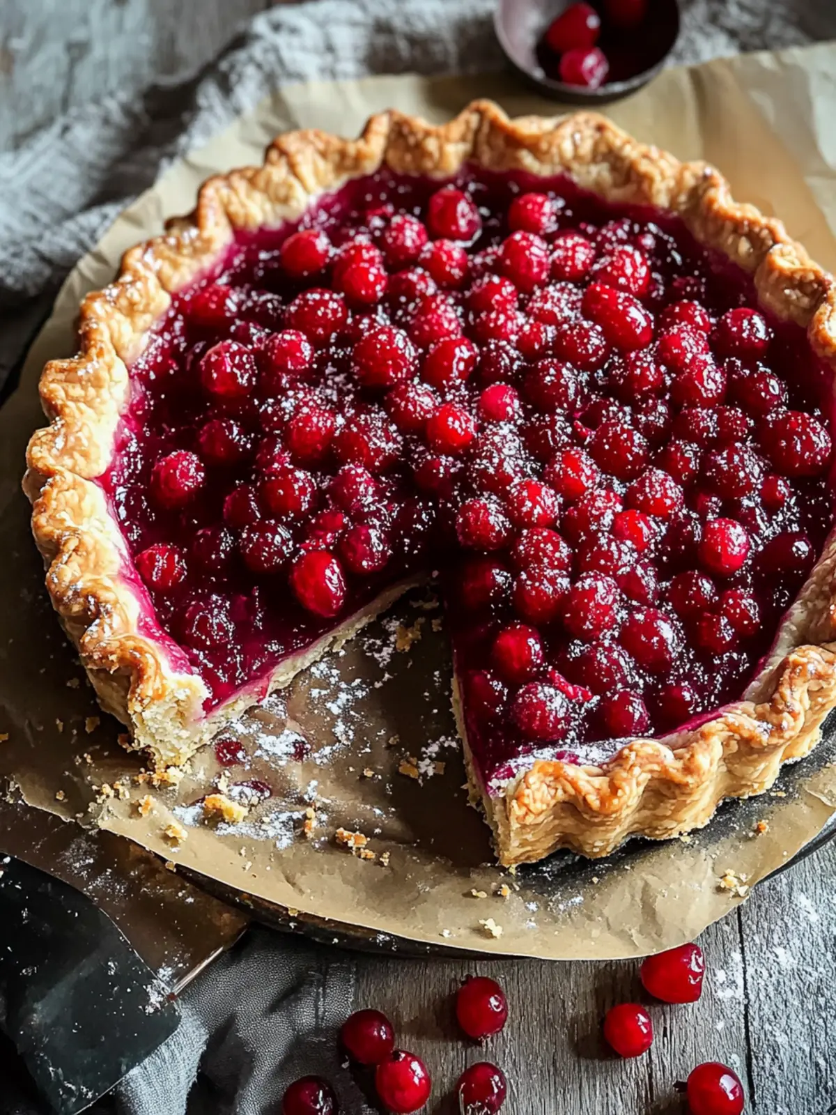 Delightful Rustic Cranberry Tart for Cozy Gatherings 2 RUSTIC CRANBERRY TART