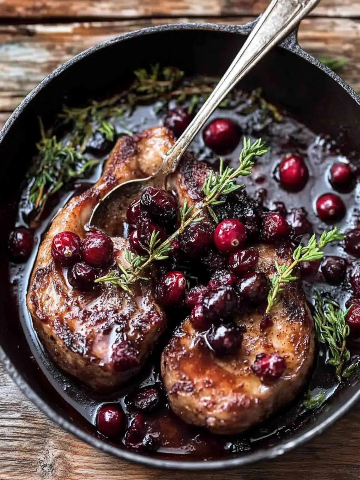 Savory Roasted Cranberry Brown Sugar Pork Chops to Impress 4 Roasted Cranberry Brown Sugar Pork Chops