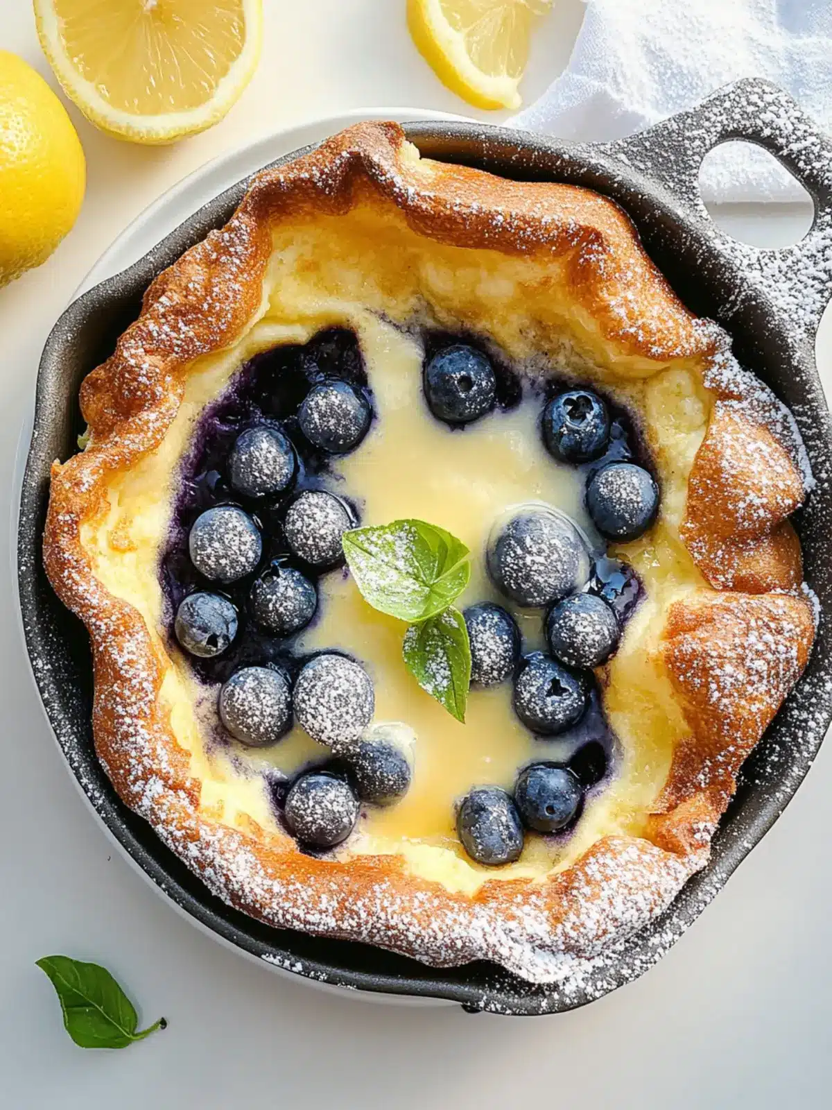 Perfectly Fluffy Blueberry Lemon Curd Dutch Baby Delight 5 Blueberry Lemon Curd Dutch Baby