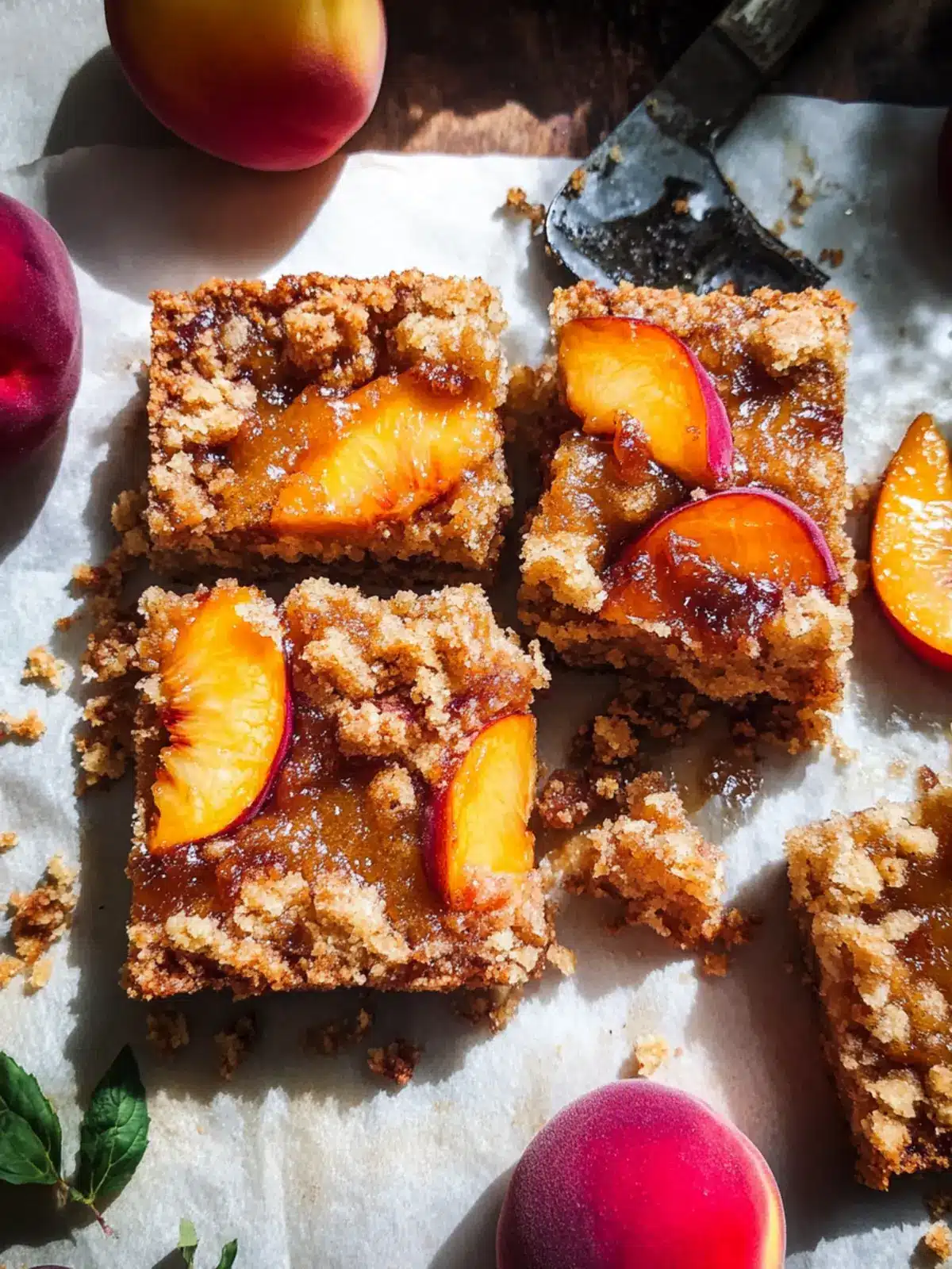 Brown Sugar Peach Skyr Cake Crumble Bars You’ll Crave 3 Brown Sugar Peach Skyr Cake Crumble Bars