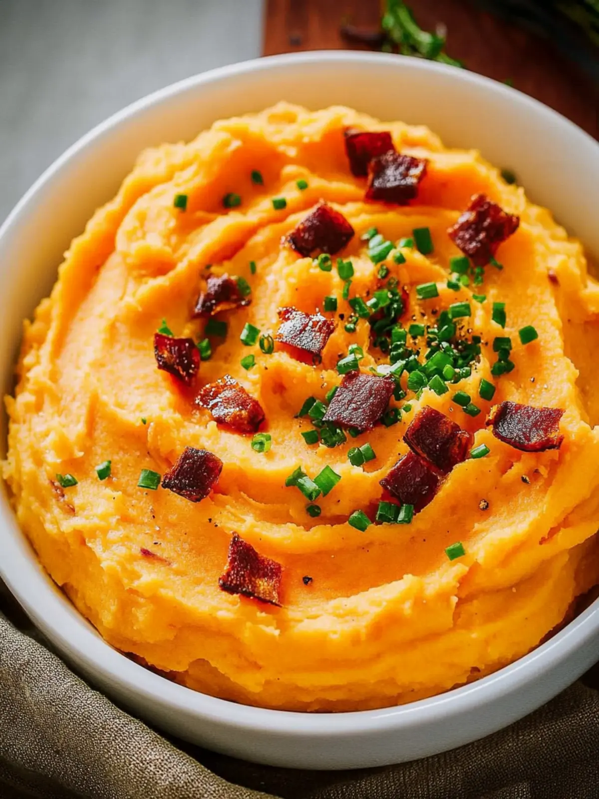 Irresistible Mashed Sweet Potatoes with Crisp Bacon Delight 2 Mashed Sweet Potatoes