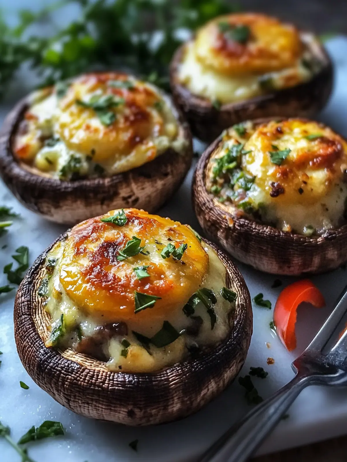 Delicious Breakfast Stuffed Mushrooms You’ll Crave Every Morning 2 Delicious Breakfast Stuffed Mushrooms