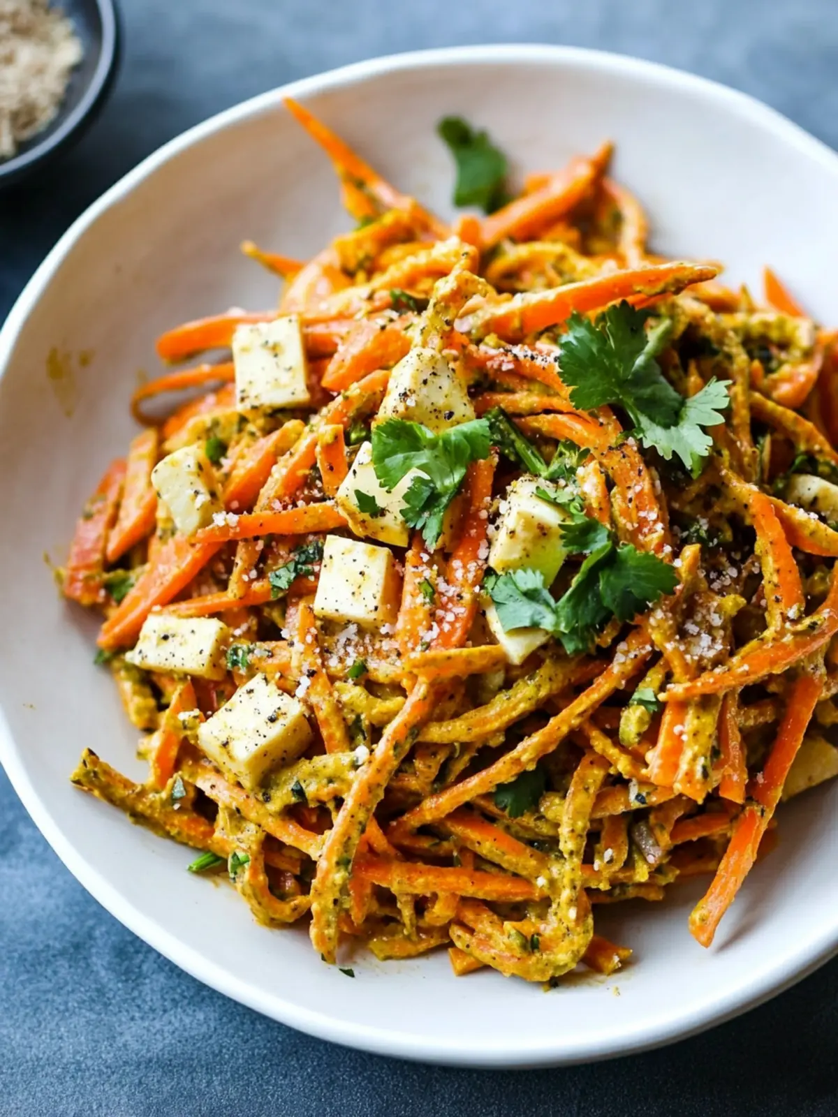 Easy Tahini Curried Carrot Salad for a Flavorful Boost 2 Easy Tahini Curried Carrot Salad