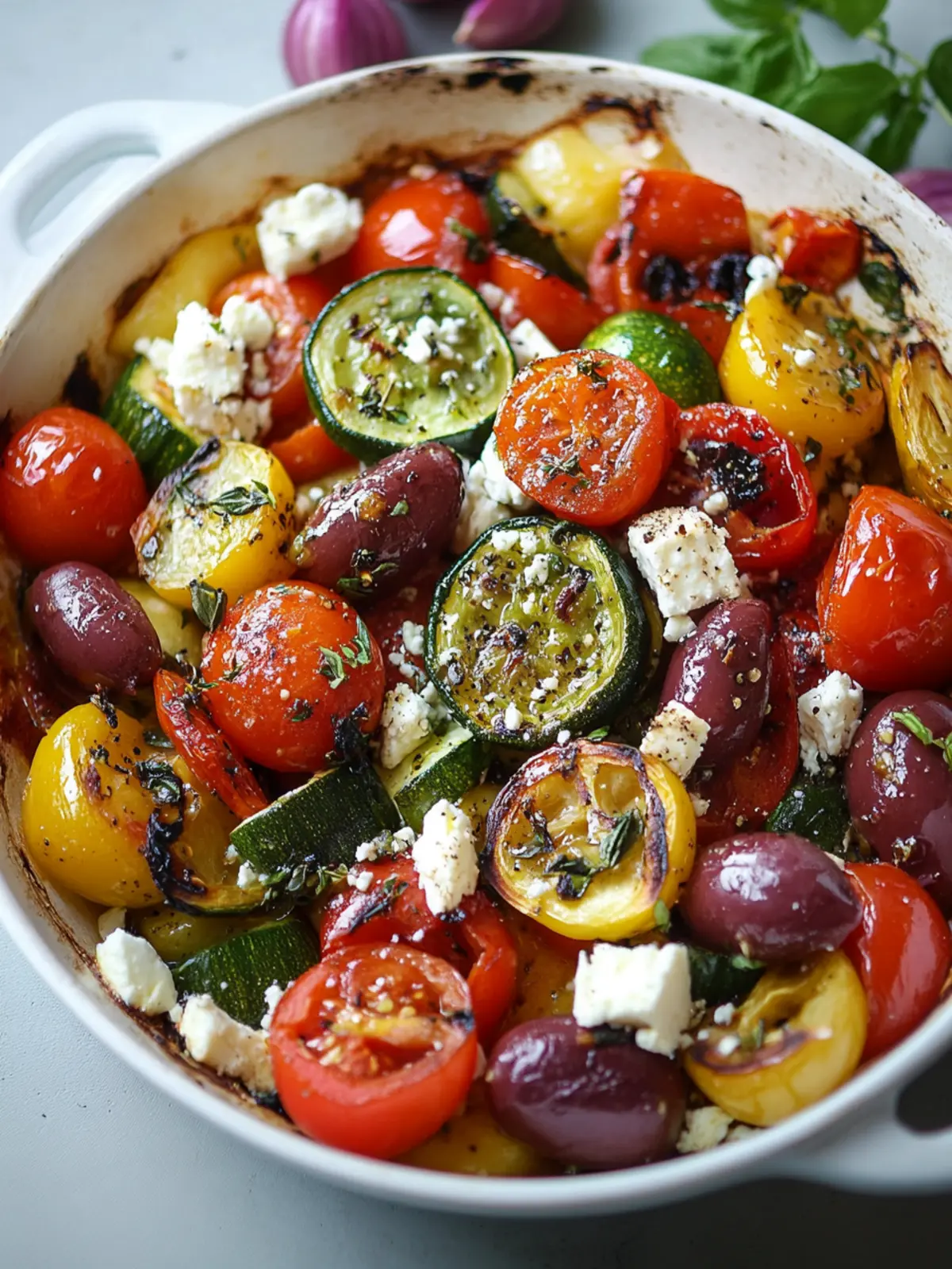 One Pan Greek Vegetables for Easy Dinner Delight 5 One Pan Greek Vegetables