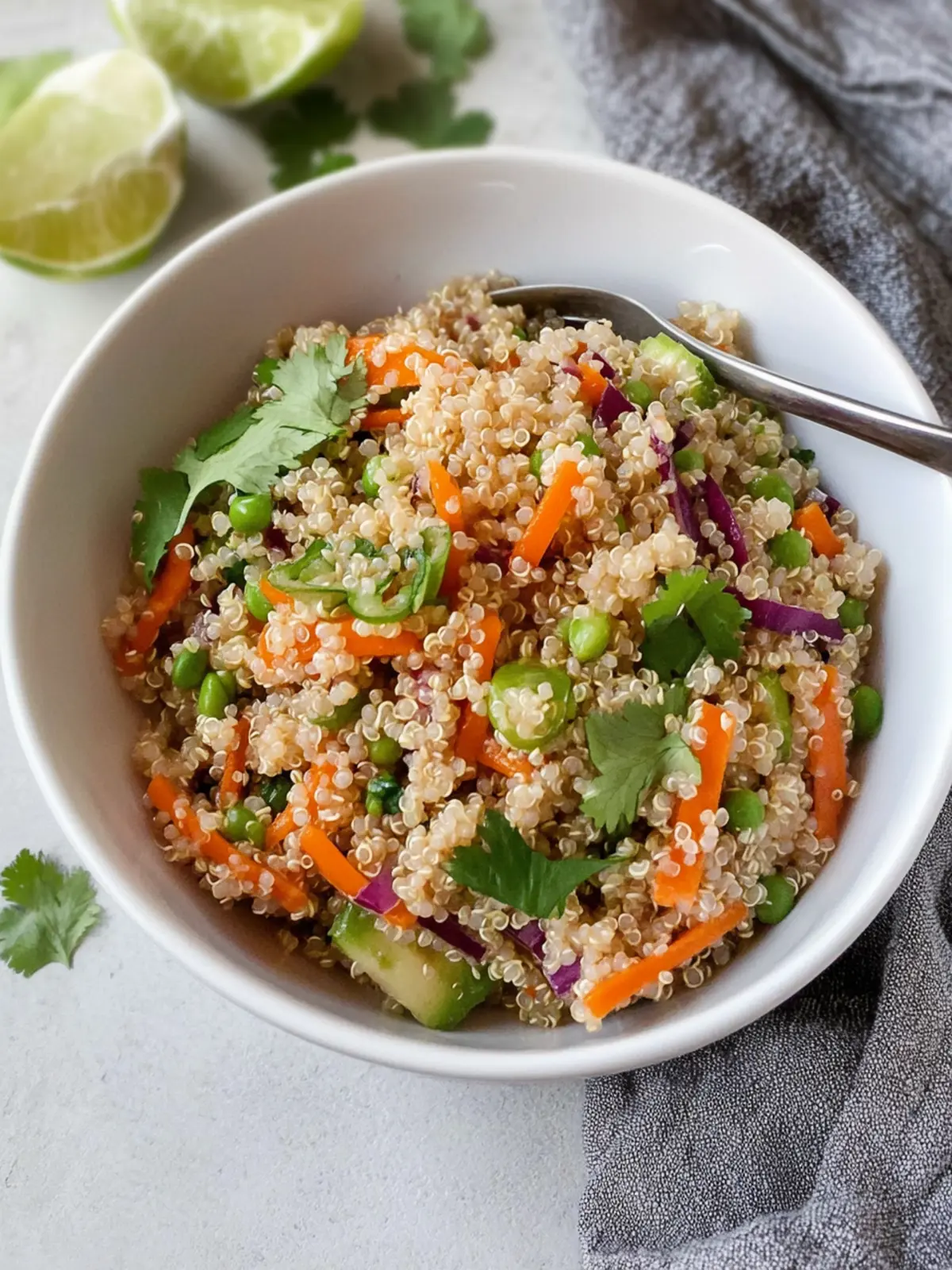 Make-Ahead Asian Quinoa Salad for Fresh Weekday Flavor 2 Make-Ahead Asian Quinoa Salad