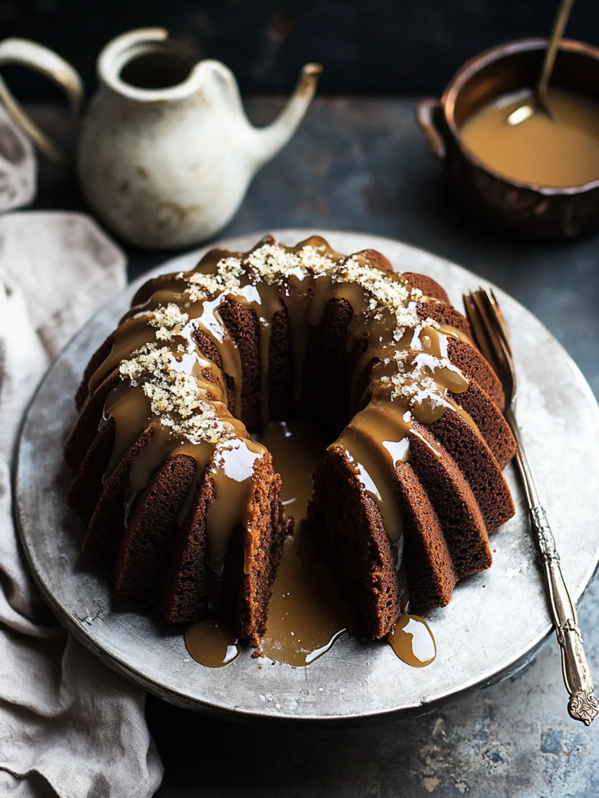 Irresistible Gingerbread Bundt Cake with Caramel Sauce Delight 2 Gingerbread Bundt Cake with Caramel Sauce