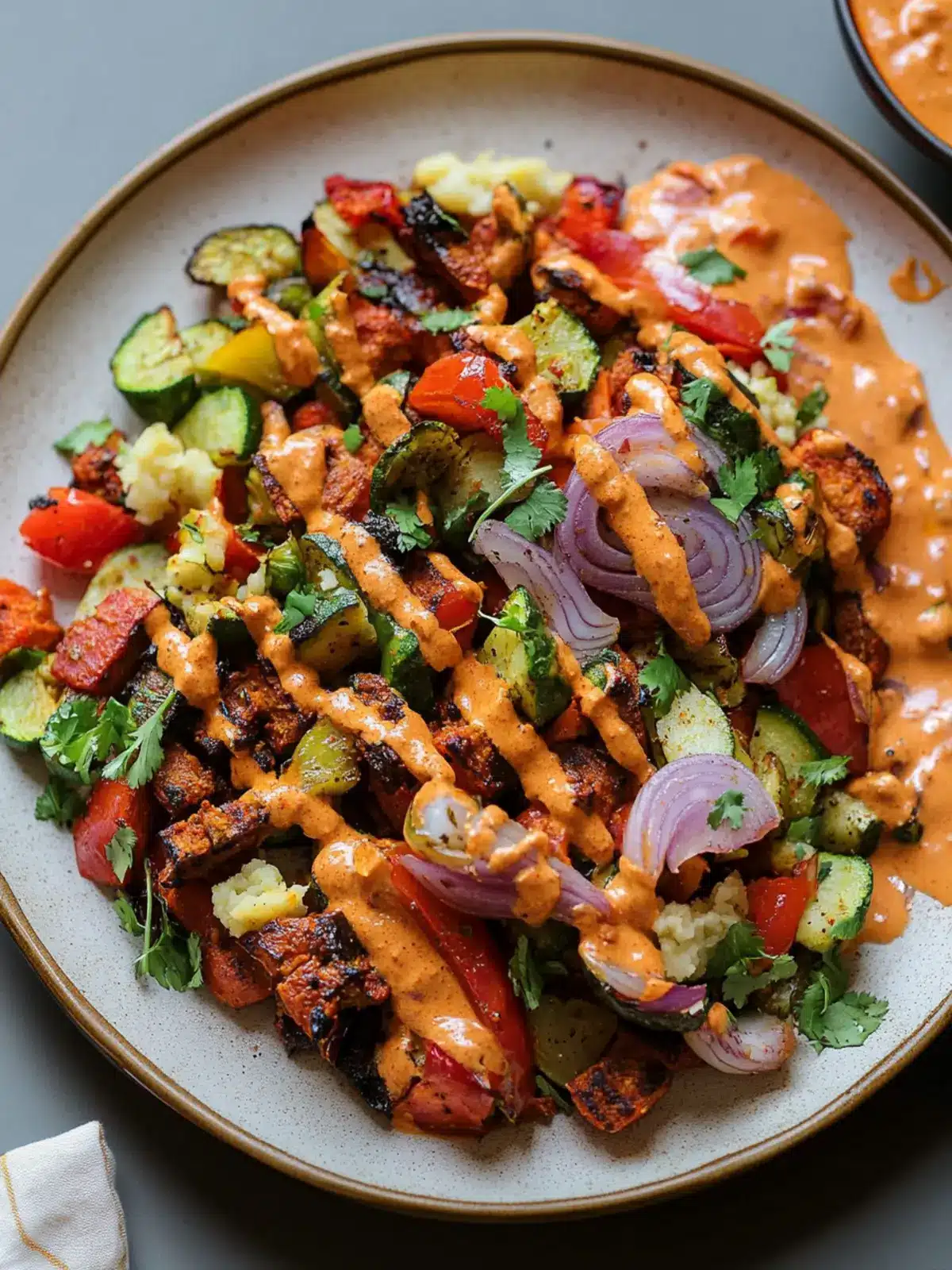 Flavor-Packed Smoky Cajun Veggies & Smashed White Beans One Pan Delight 3 Smoky Cajun Veggies & Smashed White Beans (All on One Sheet-Pan)