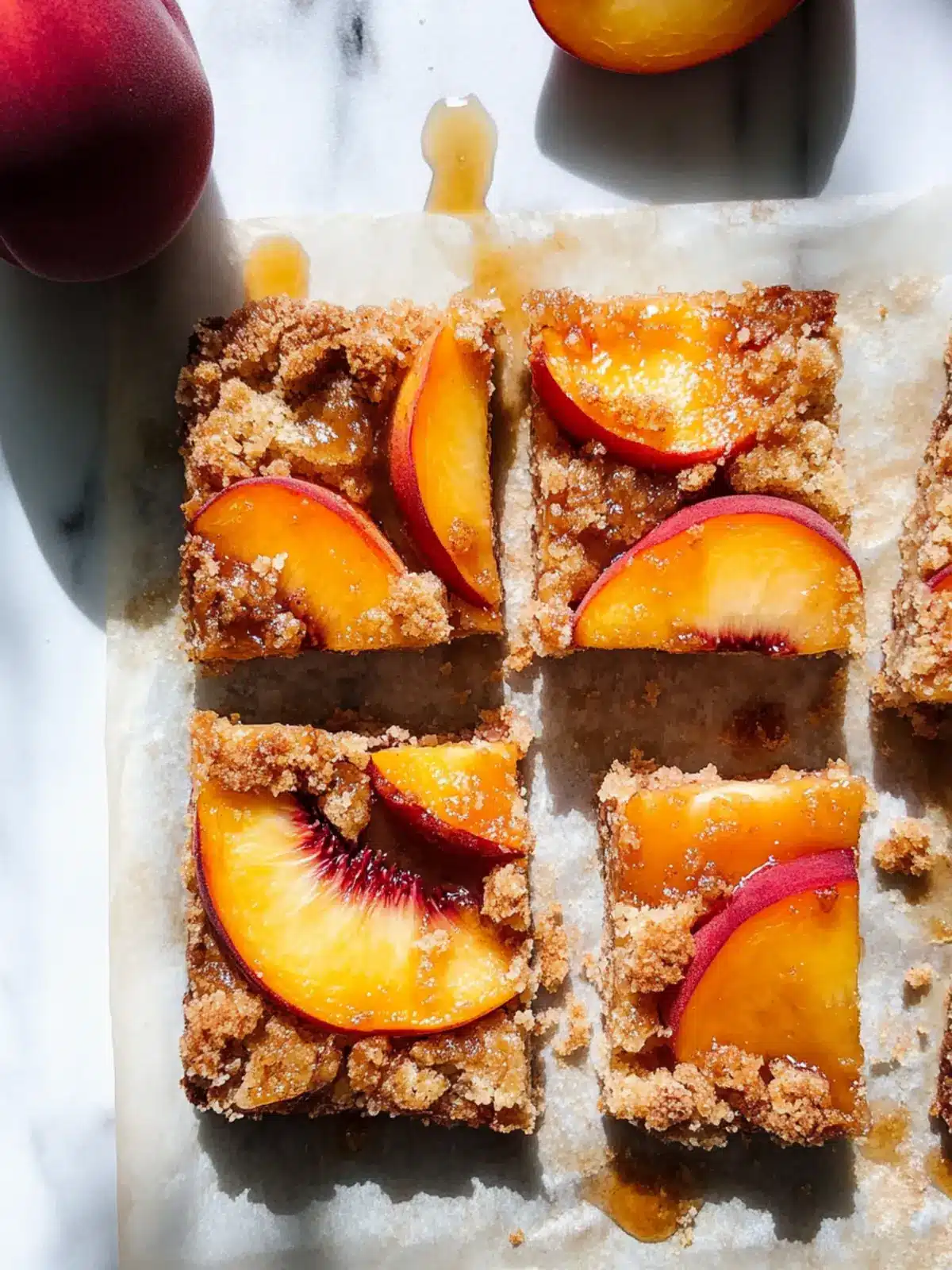 Brown Sugar Peach Skyr Cake Crumble Bars You’ll Crave 2 Brown Sugar Peach Skyr Cake Crumble Bars