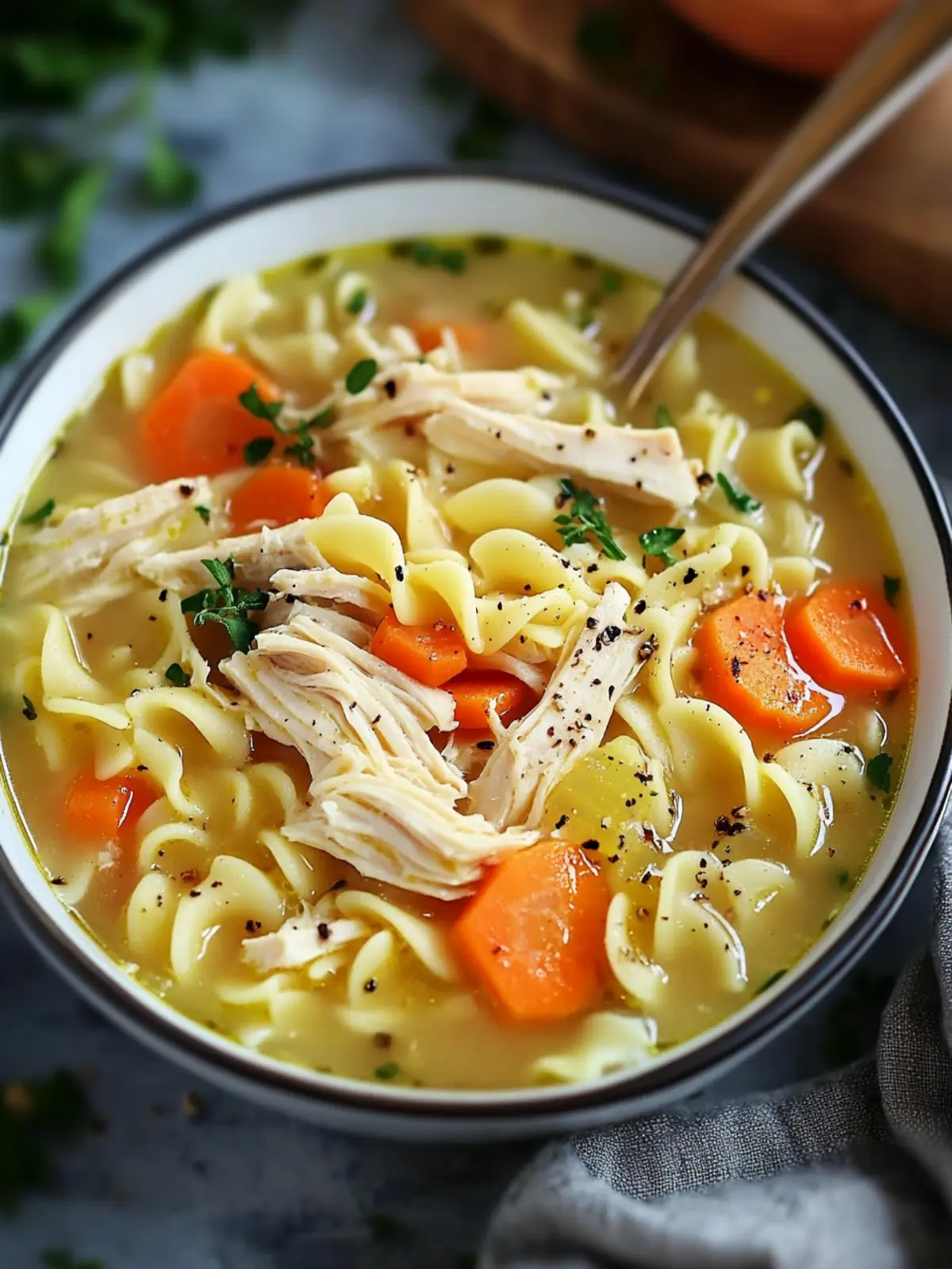 Crack Chicken Noodle Soup: A Cozy Comfort for Any Night 2 Crack Chicken Noodle Soup