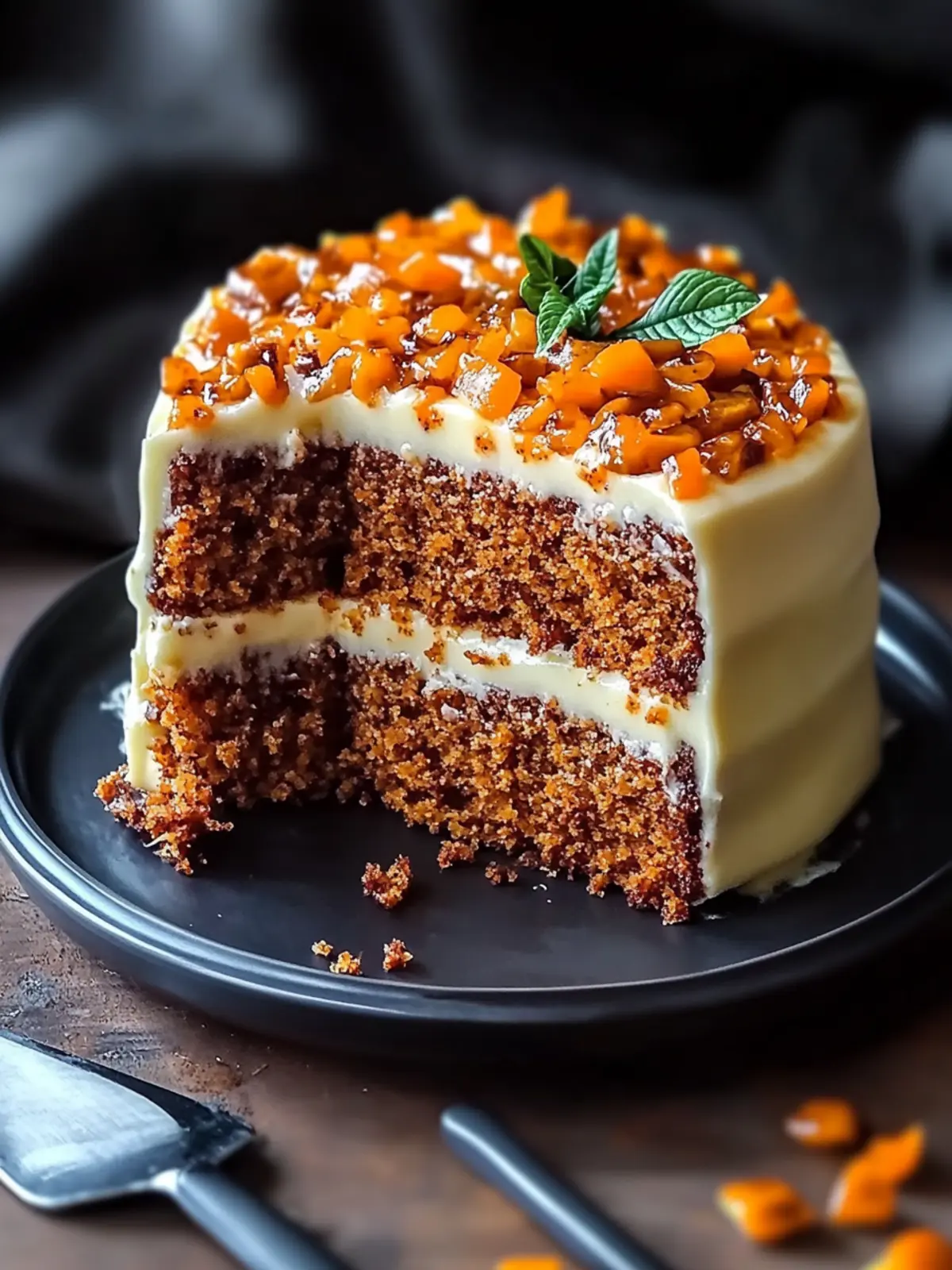 Delicious Brazilian Carrot Cake with Divine Chocolate Frosting 4 Brazilian Carrot Cake