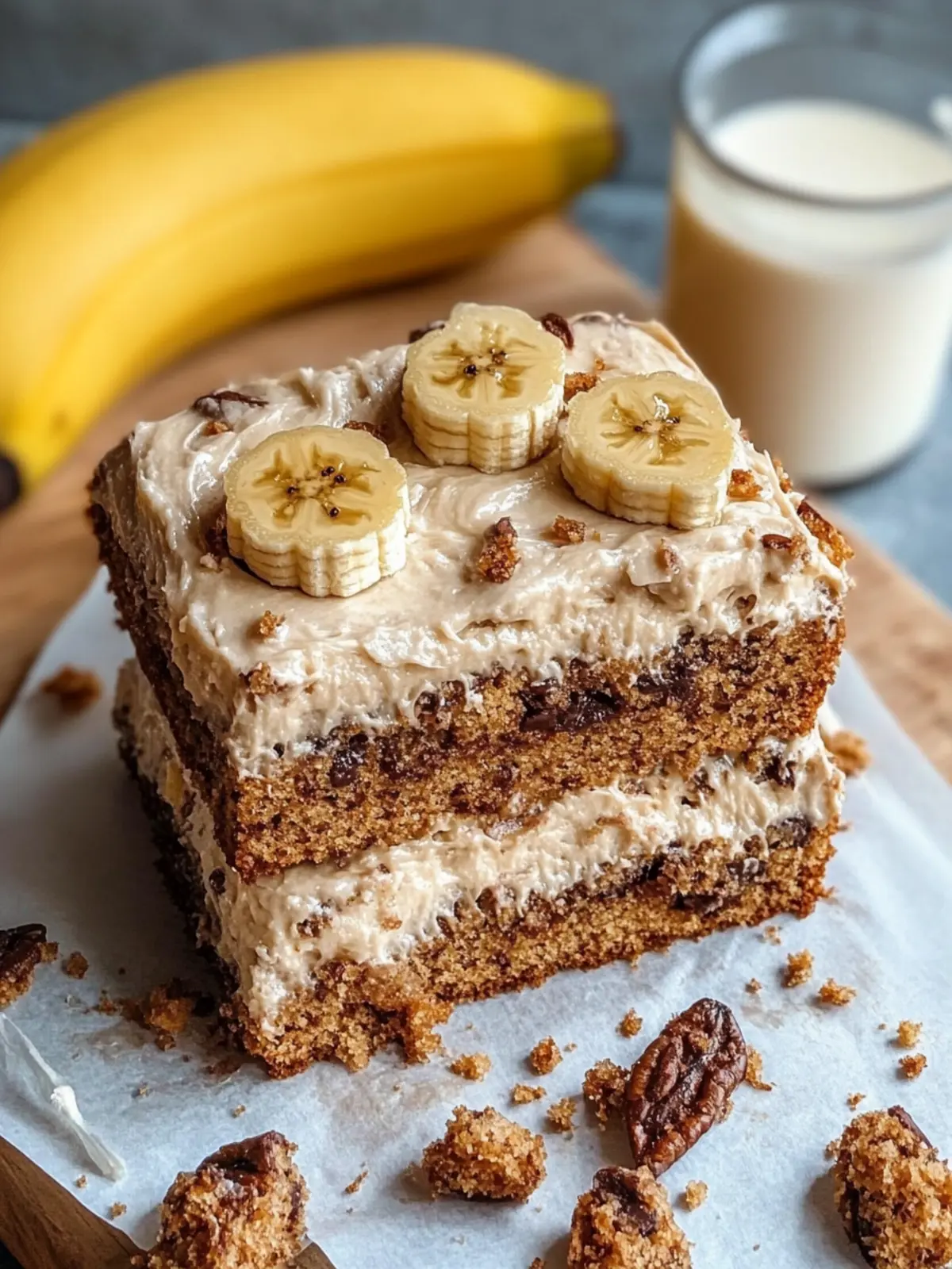 Delicious Protein Banana Snack Cake with Icing You’ll Love 2 Protein Banana Snack Cake with Icing