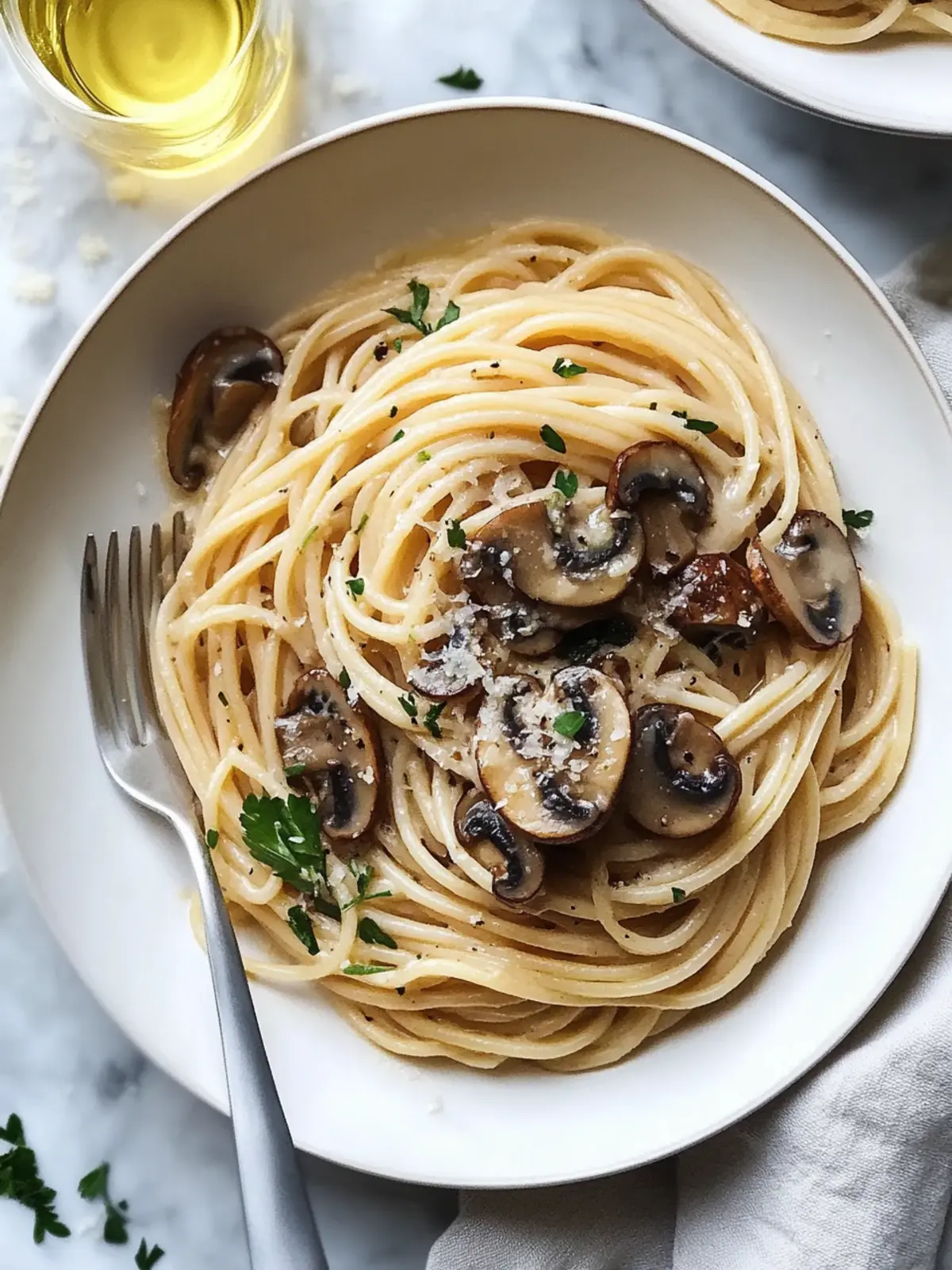 Quick & Easy 15 Minute Mushroom Spaghetti Aglio Olio Delight 4 15 Minute Mushroom Spaghetti Aglio Olio