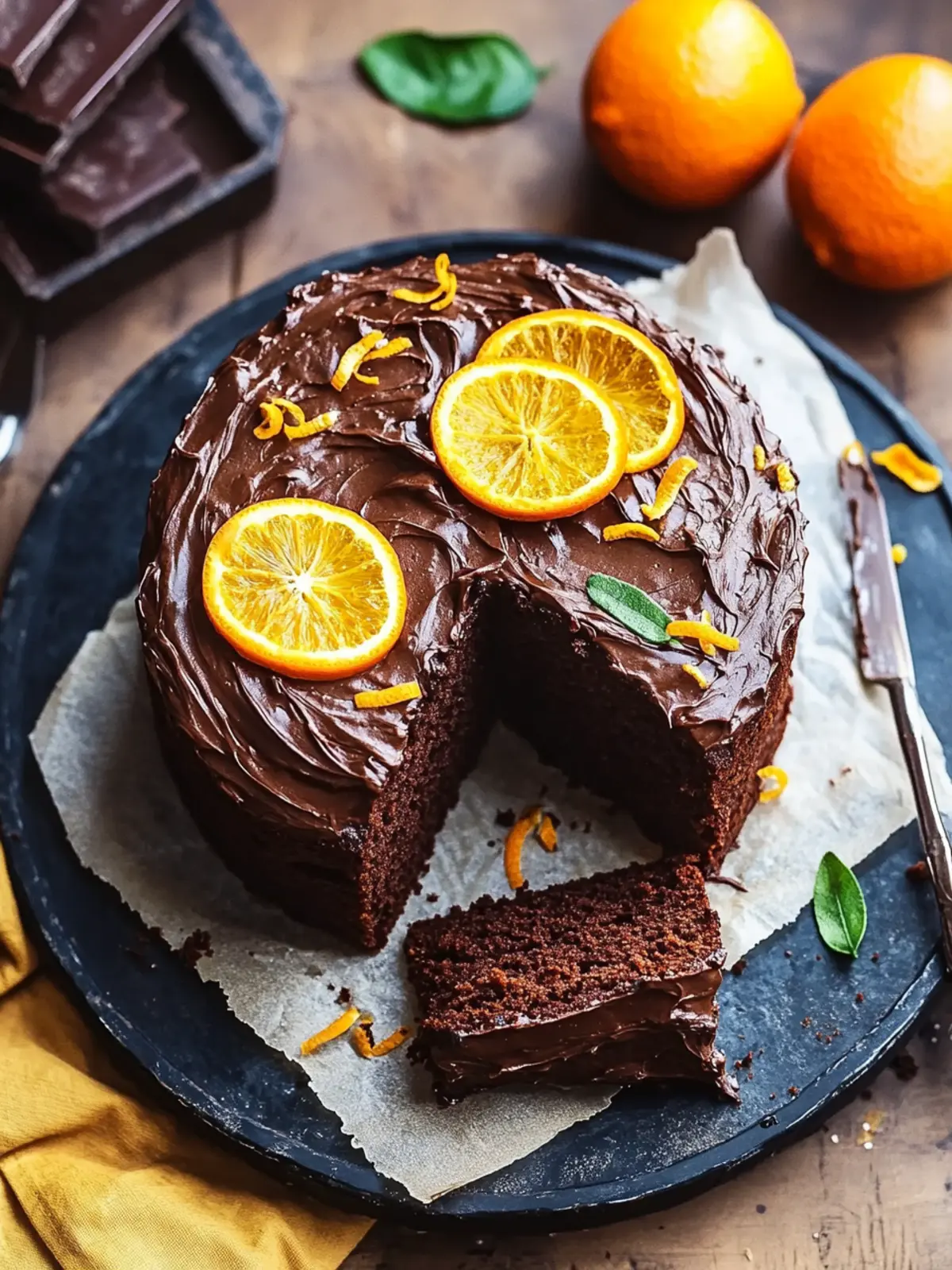 Decadent Vegan Chocolate Orange Cake to Delight Your Senses 2 Vegan Chocolate Orange Cake