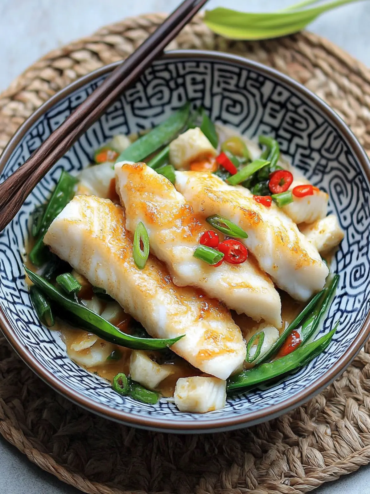 Savor Hakka-Style Halibut: Quick, Flavor-Packed Delight! 2 Hakka-Style Halibut