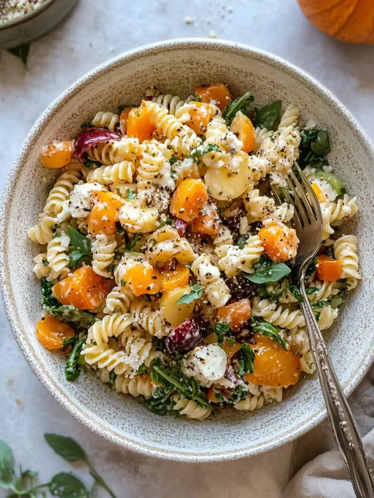 Autumn Pasta Salad with Maple Vinaigrette for Cozy Nights 2 Autumn Pasta Salad with Maple Vinaigrette