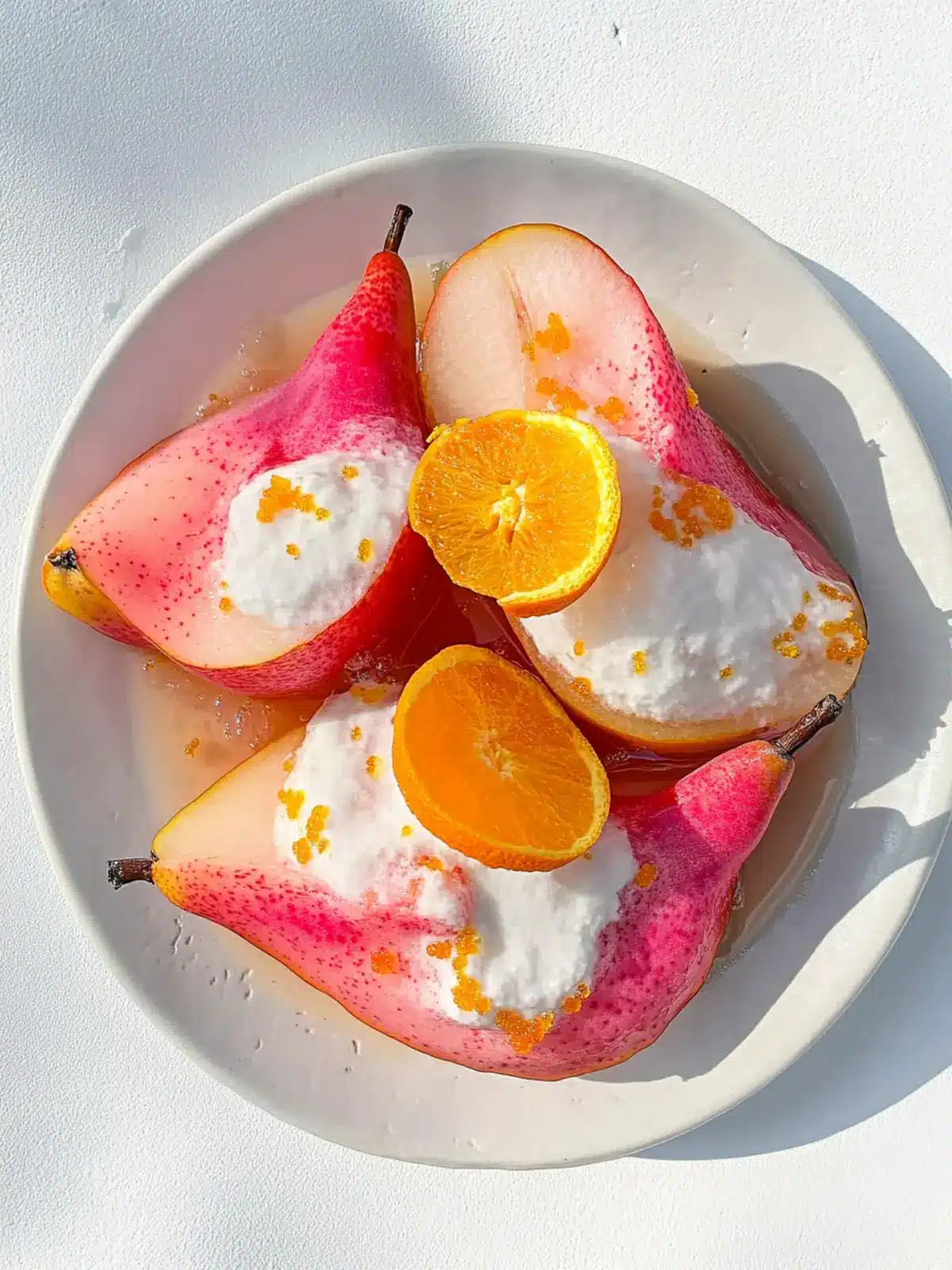 Hibiscus & Orange Poached Pears for a Sweet Treat Masterpiece 4 Hibiscus & Orange Poached Pears