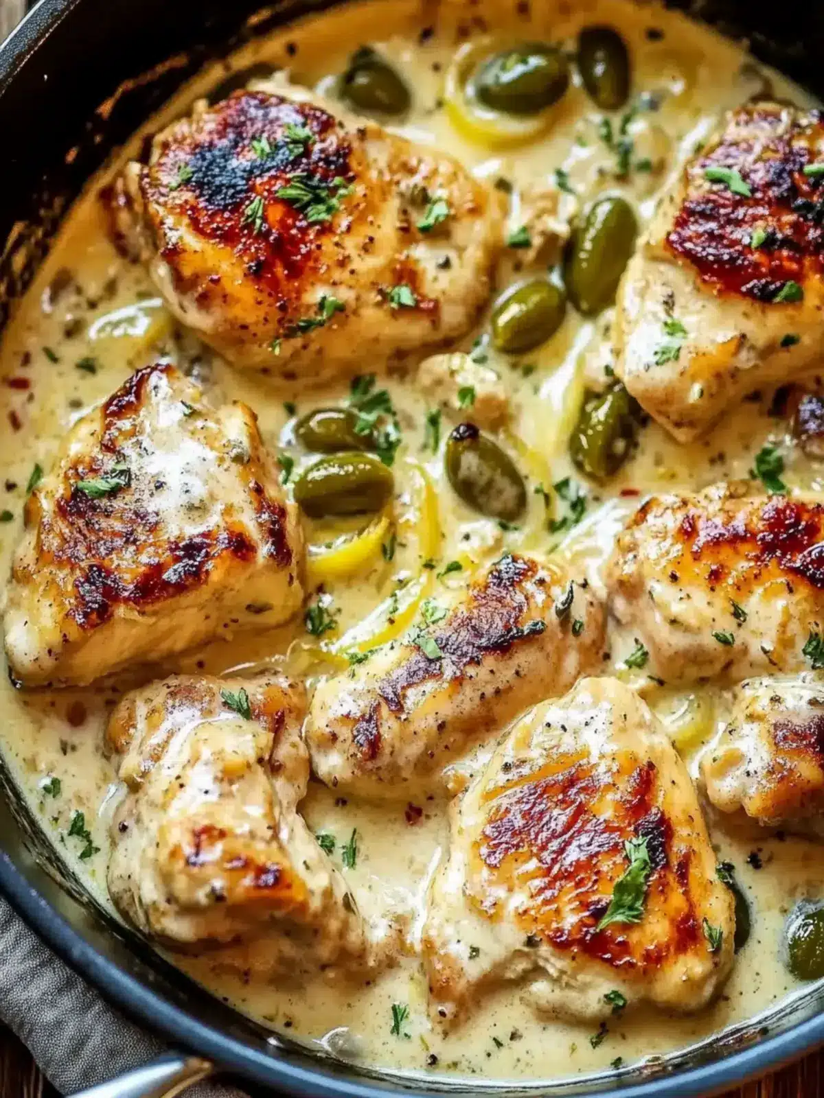 Creamy Pepperoncini Chicken Skillet: Comfort Food Delight 5 Creamy Pepperoncini Chicken Skillet