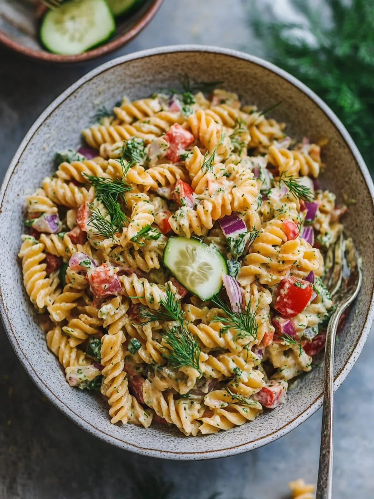 Dill Pasta Salad with Tahini Dressing for Fresh Flavors 4 Dill Pasta Salad with a Tahini Dressing