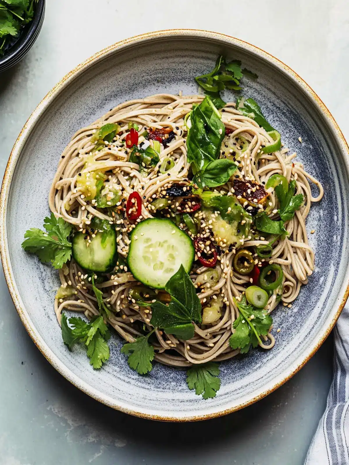 Miso-Tahini Soba Noodle Salad Chilled for Ultimate Refreshment 4 Miso-Tahini Soba Noodle Salad (Chilled)