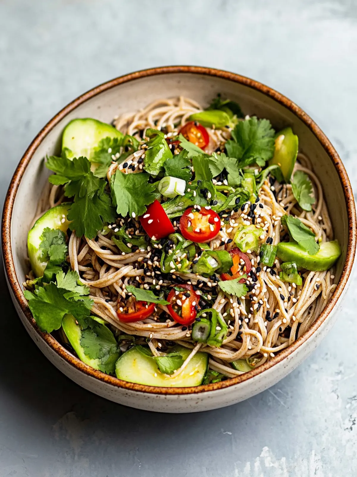 Miso-Tahini Soba Noodle Salad Chilled for Ultimate Refreshment 3 Miso-Tahini Soba Noodle Salad (Chilled)