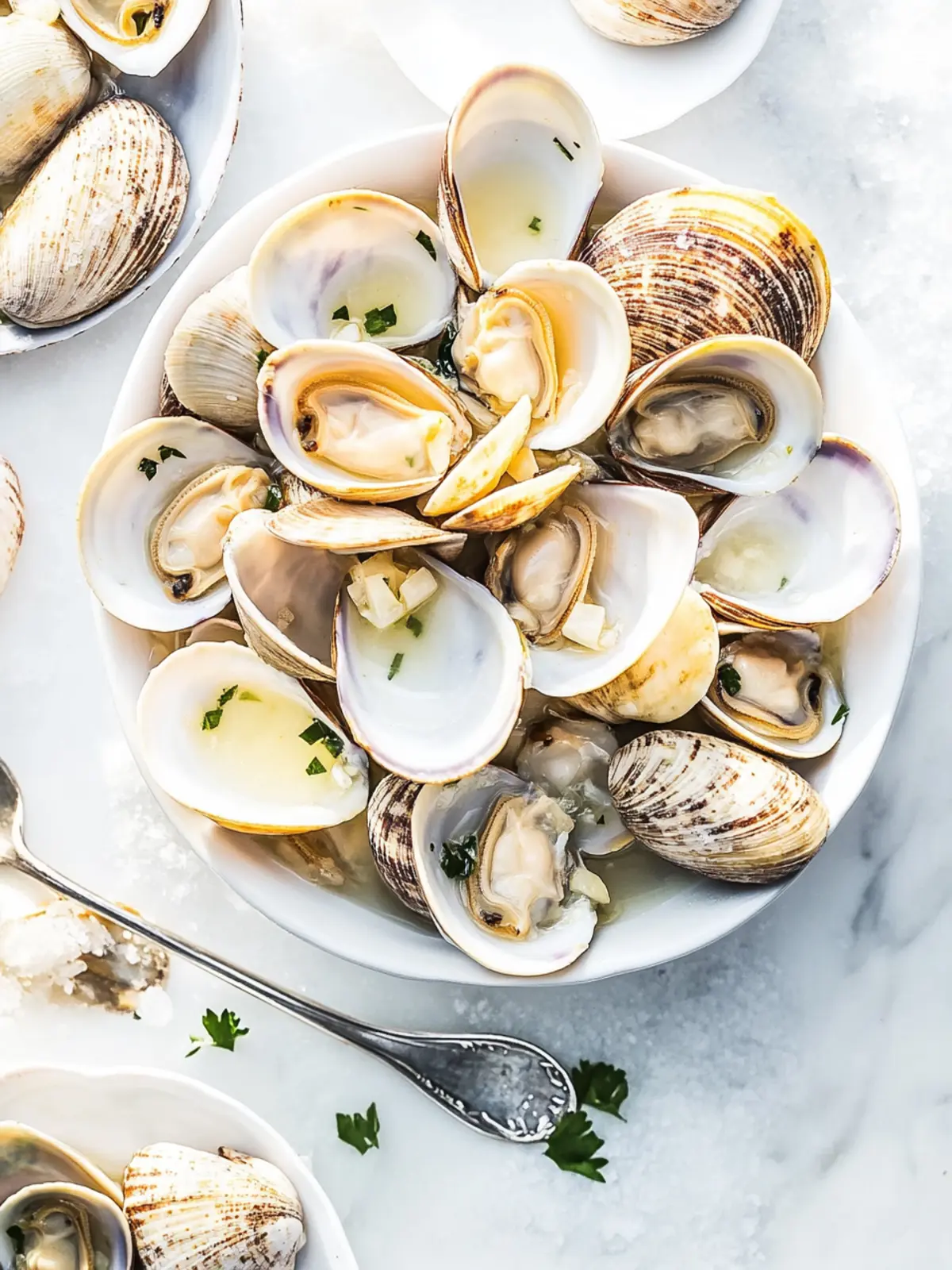 Savor Clams in White Wine with Garlic and Butter Tonight 3 Clams in White Wine with Garlic and Butter