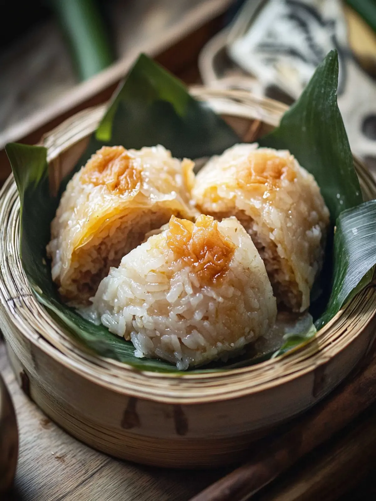 Savory Lo Mai Gai: Lotus Wrapped Sticky Rice Bliss 2 Lo Mai Gai (Lotus Wrapped Sticky Rice)
