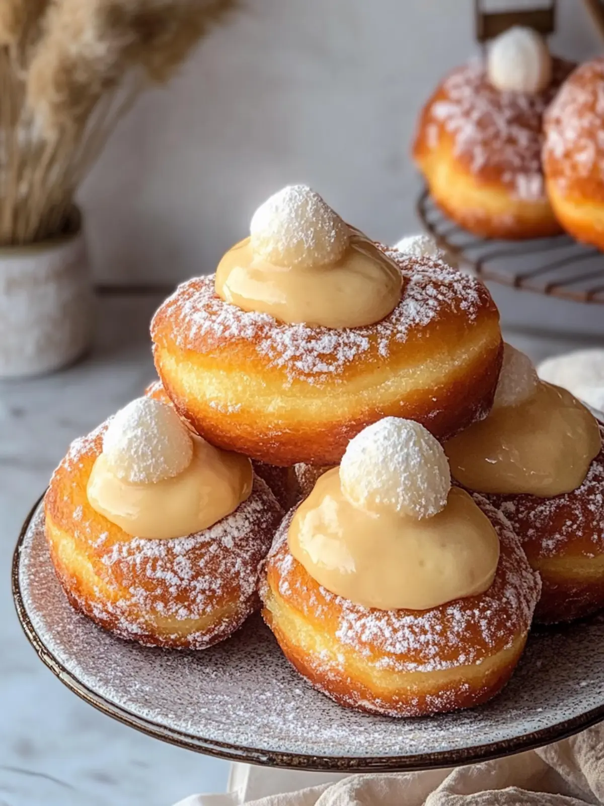 The Softest & Fluffiest Brioche Donuts with Vanilla Custard 5 ๐๐๐ ๐๐ ๐๐ฅ๐๐ค๐ฅ & ๐ฝ๐๐ฆ๐๐๐๐๐ค๐ฅ ๐น๐ฃ๐๐ ๐๐๐ ๐ป๐ ๐๐ฆ๐ฅ๐ค ๐จ๐๐ฅ๐ ๐๐๐๐๐๐๐ โ๐ฆ๐ค๐ฅ๐๐ฃ๐ โก