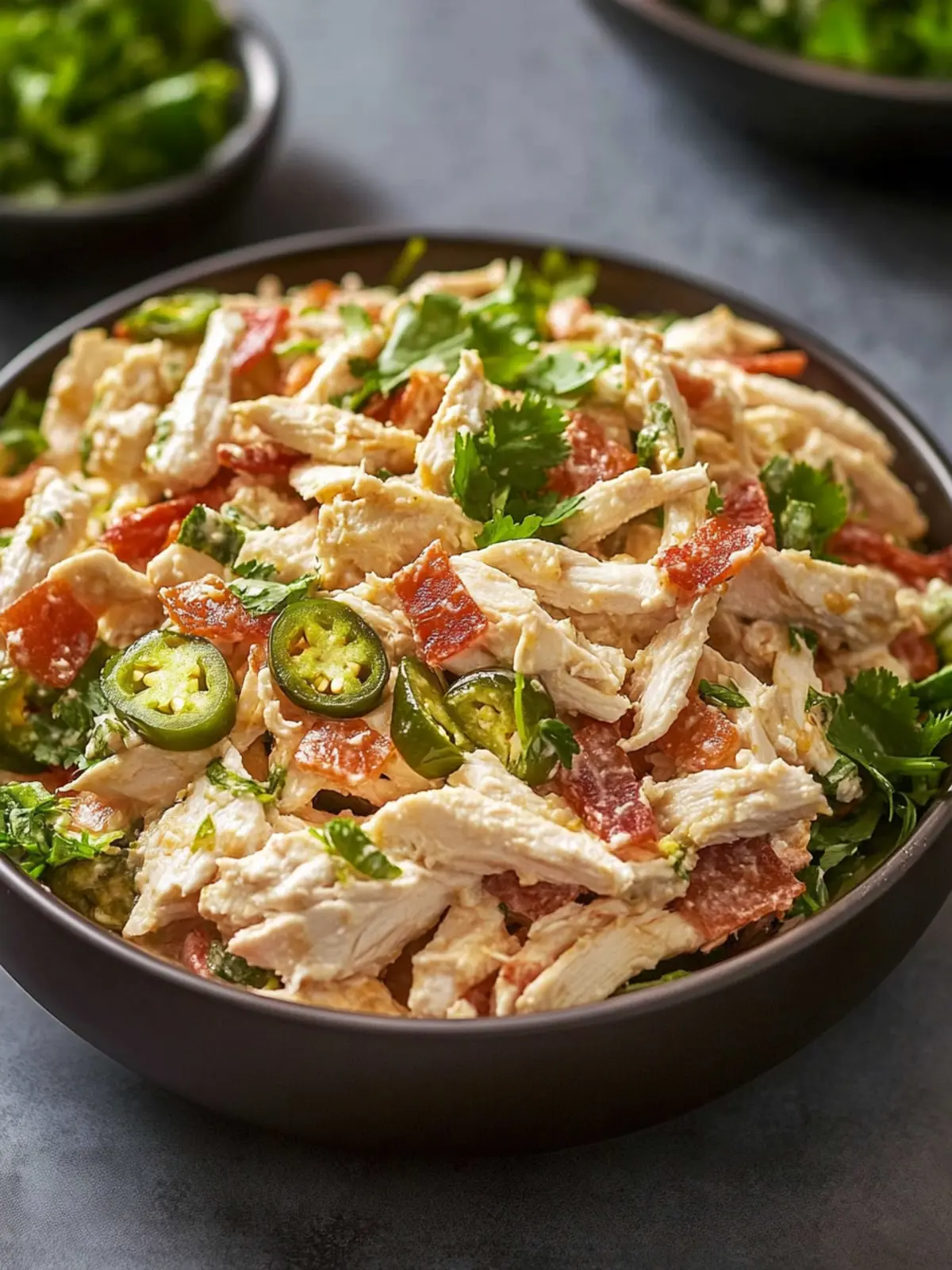 Zesty Jalapeño Popper Chicken Salad You'll Crave Daily 2 Jalapeño Popper Chicken Salad