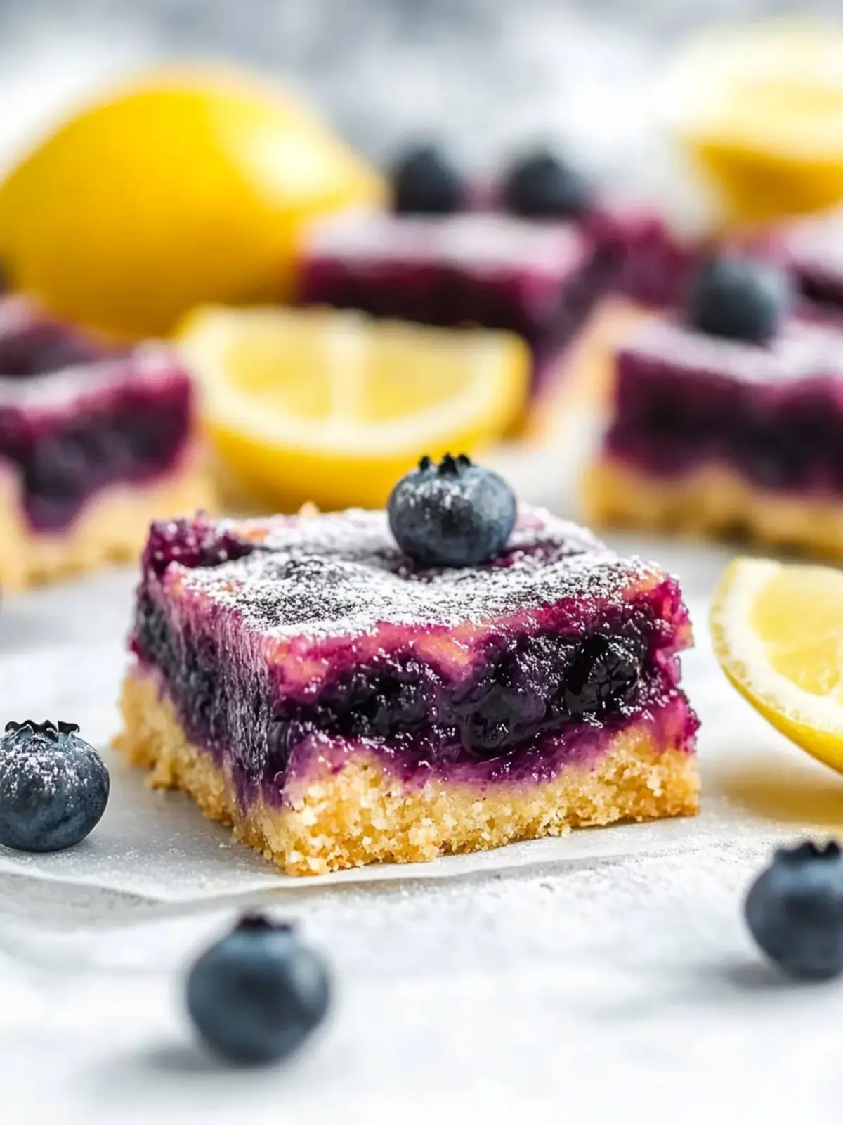 Delicious Blueberry Lemon Curd Bars for Lively Summer Treats 5 Blueberry Lemon Curd Bars