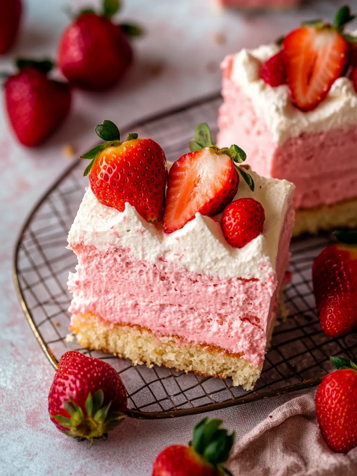 Decadent Strawberry Mousse Cake That Everyone Will Love 3 Strawberry Mousse Cake