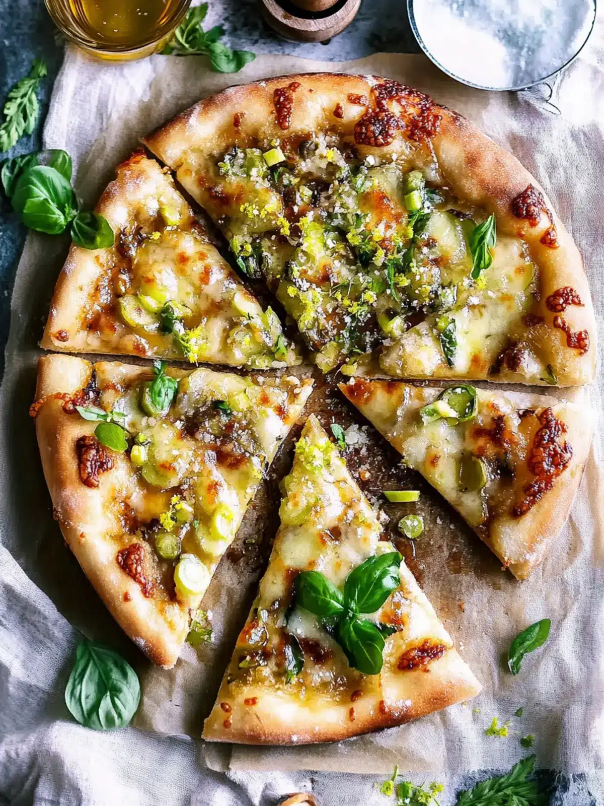 Savory Caramelized Leek Pizza with Spicy Honey Delight 5 Caramelized Leek Pizza with Spicy Honey