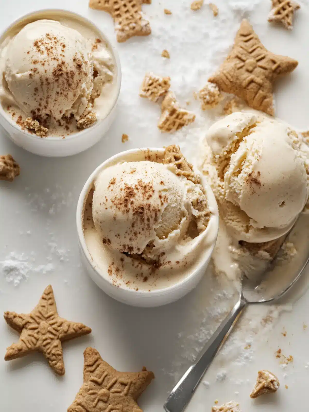 Gingerbread Cookie Ice Cream That's a Holiday Dream! 5 Gingerbread Cookie Ice Cream