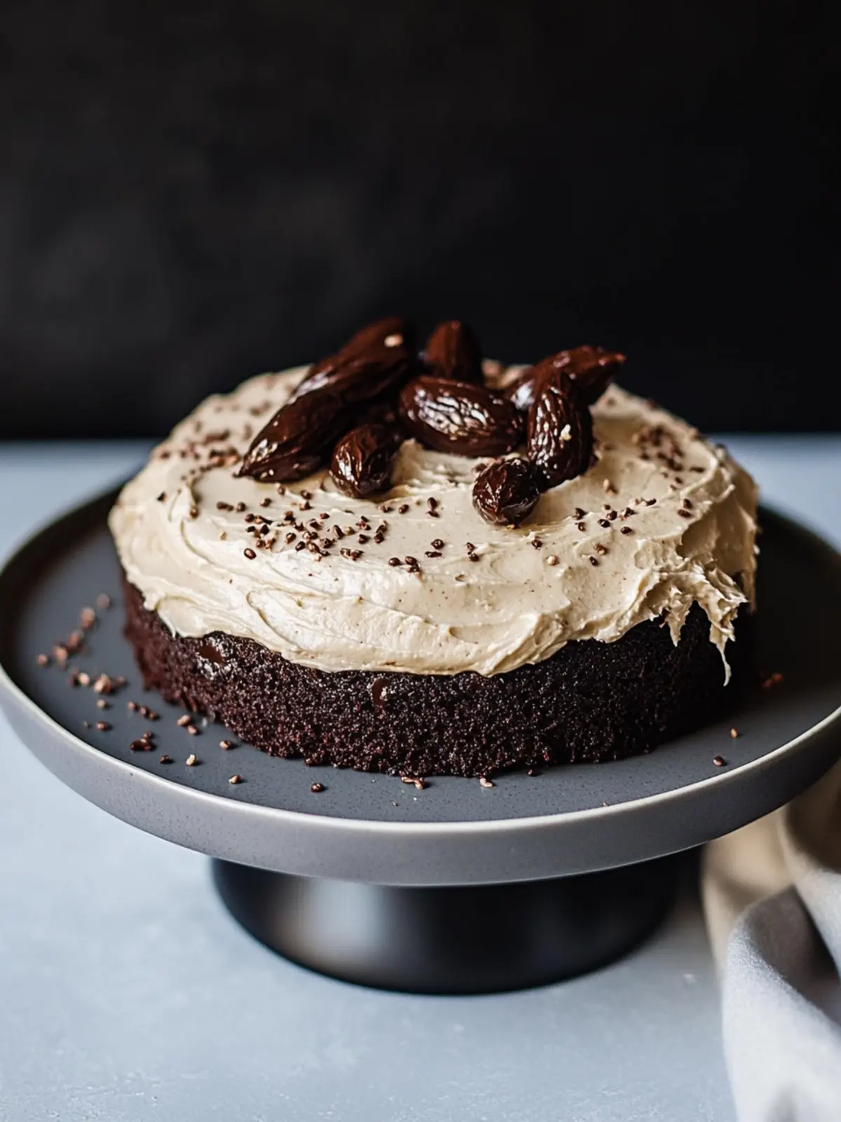 Molly Yeh's Irresistible Chocolate Tahini Cake Delight 5 Molly Yeh's Chocolate Tahini Cake with Tahini Frosting