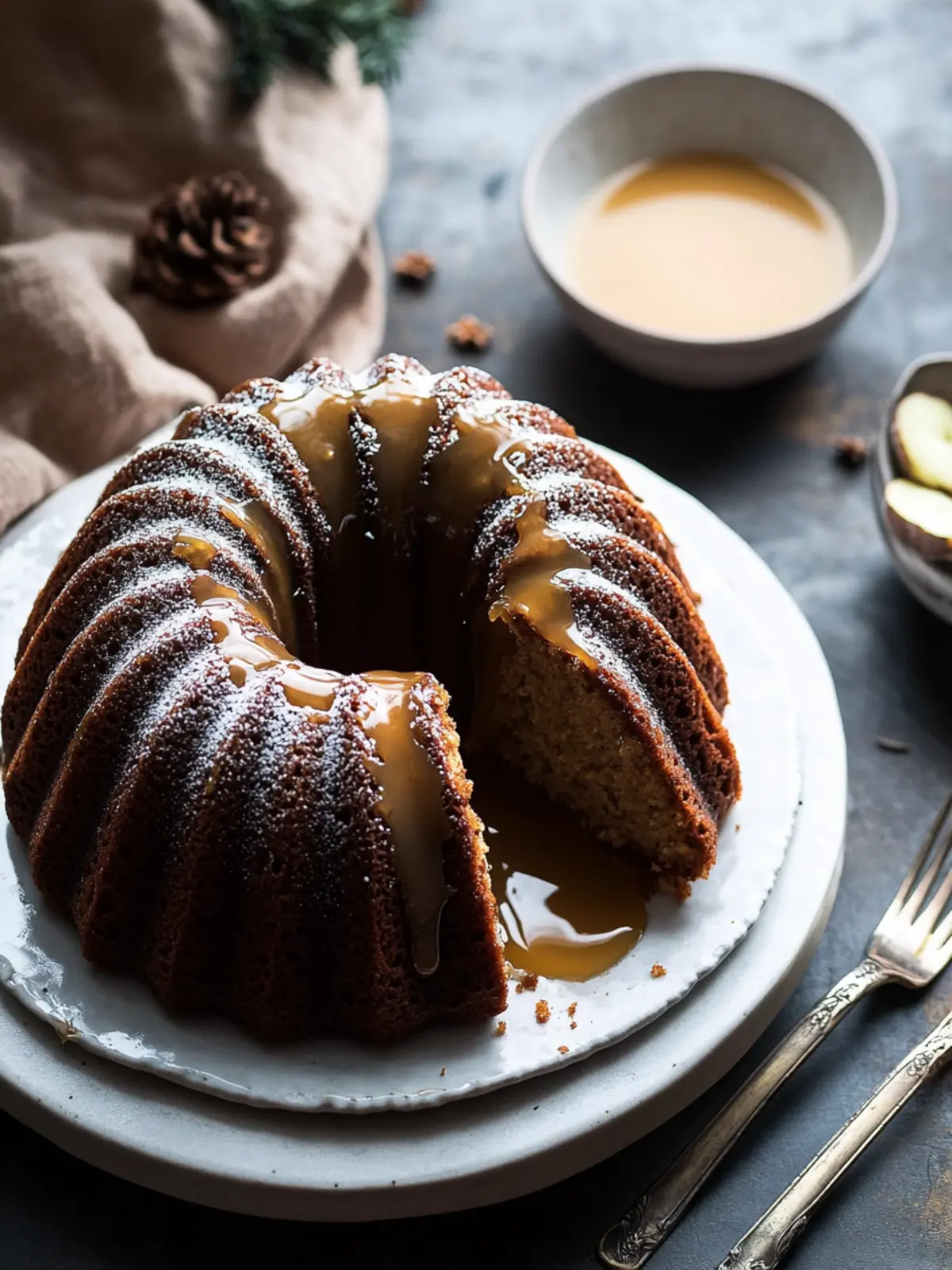 Irresistible Gingerbread Bundt Cake with Caramel Sauce Delight 3 Gingerbread Bundt Cake with Caramel Sauce