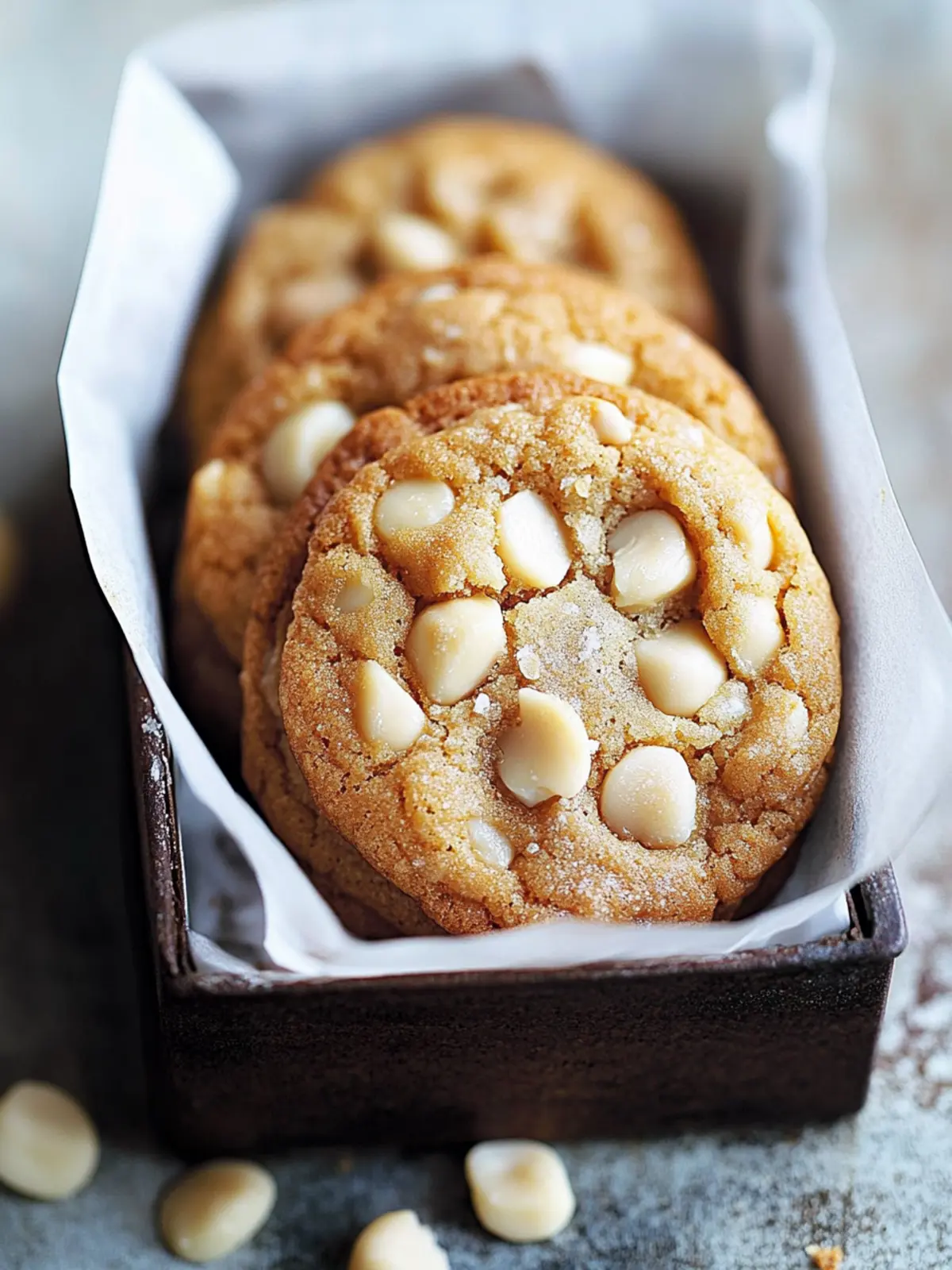 Delicious White Chocolate and Macadamia Chip Cookies at Home 2 white chocolate and macadamia chip cookies