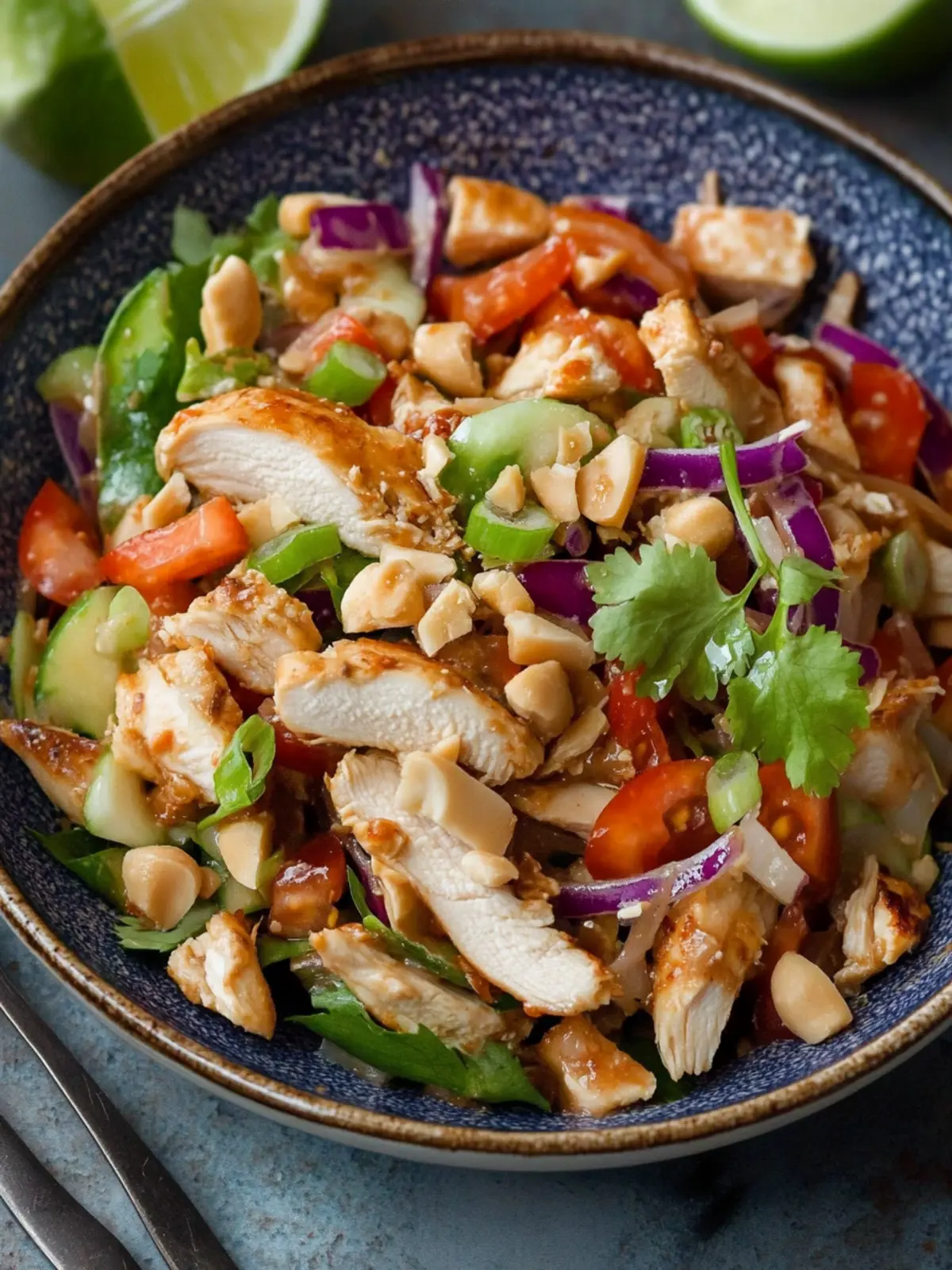 Crunchy Thai Chicken Salad that Dances with Flavor 4 Crunchy Thai Chicken Salad