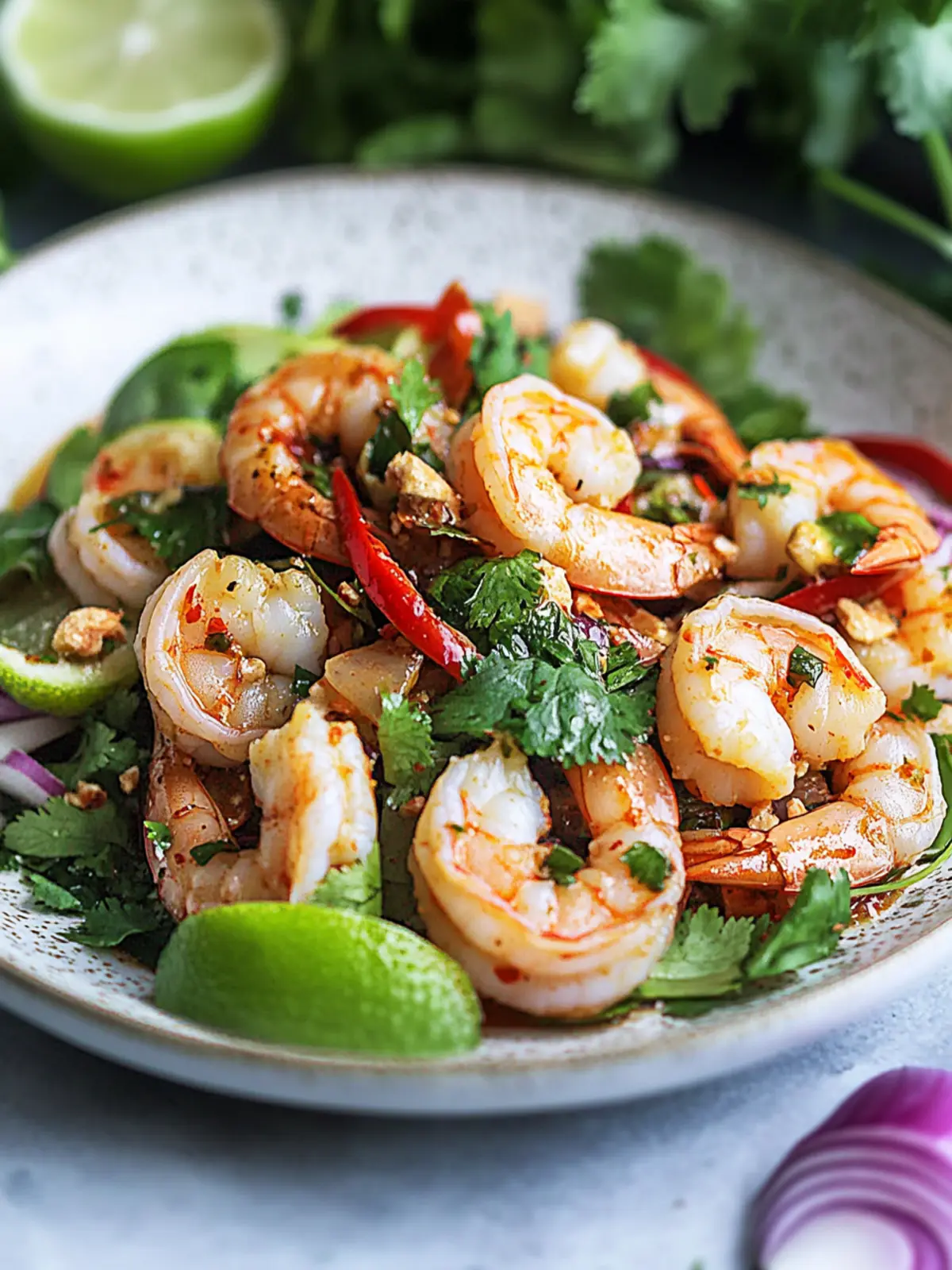 Zesty Authentic Spicy Thai Shrimp Salad to Brighten Your Day 4 Authentic Spicy Thai Shrimp Salad