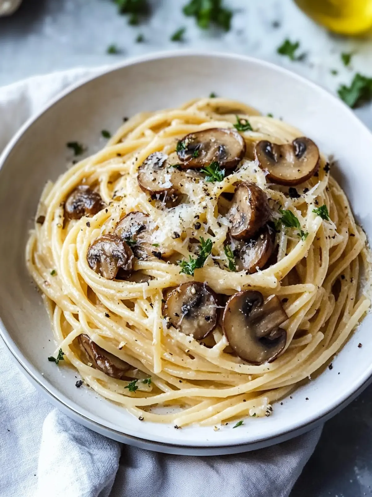 Quick & Easy 15 Minute Mushroom Spaghetti Aglio Olio Delight 3 15 Minute Mushroom Spaghetti Aglio Olio