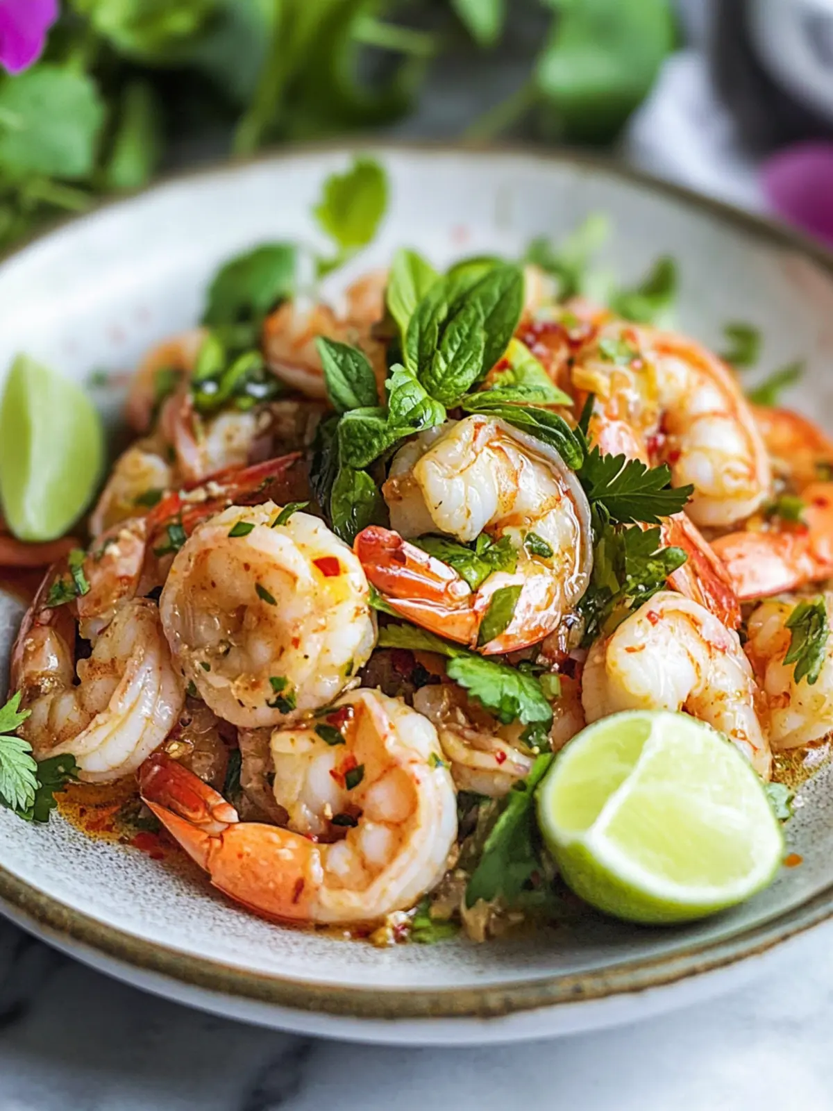 Zesty Authentic Spicy Thai Shrimp Salad to Brighten Your Day 2 Authentic Spicy Thai Shrimp Salad