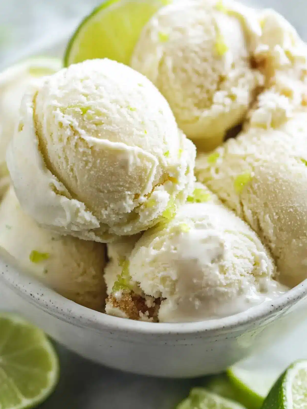 Delicious No-Churn Key Lime Pie Ice Cream with Crumble Topping 4 No-Churn Key Lime Pie Ice Cream