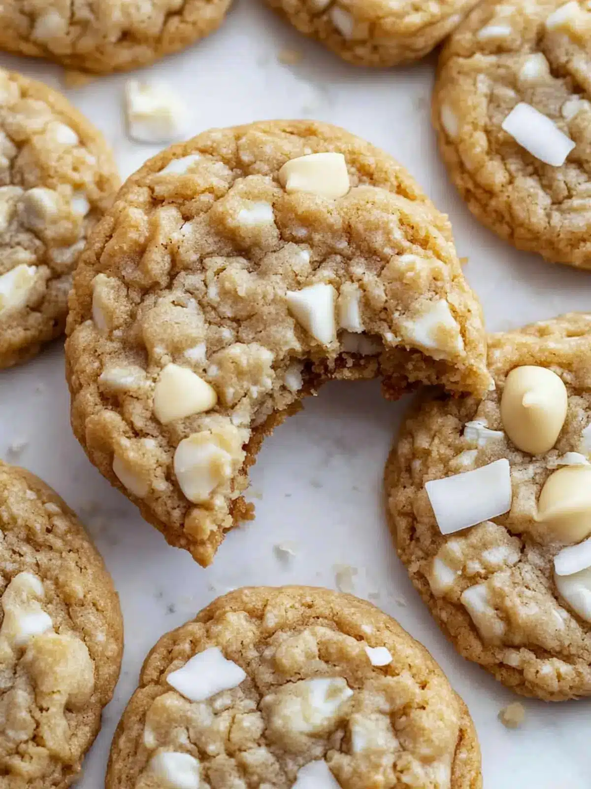 Heavenly Chewy Coconut White Chocolate Cookies to Crave 4 Chewy Coconut White Chocolate Cookies