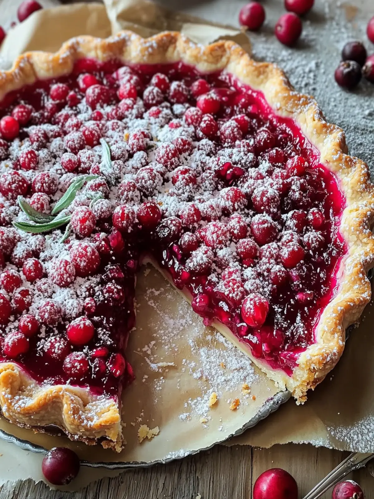Delightful Rustic Cranberry Tart for Cozy Gatherings 3 RUSTIC CRANBERRY TART