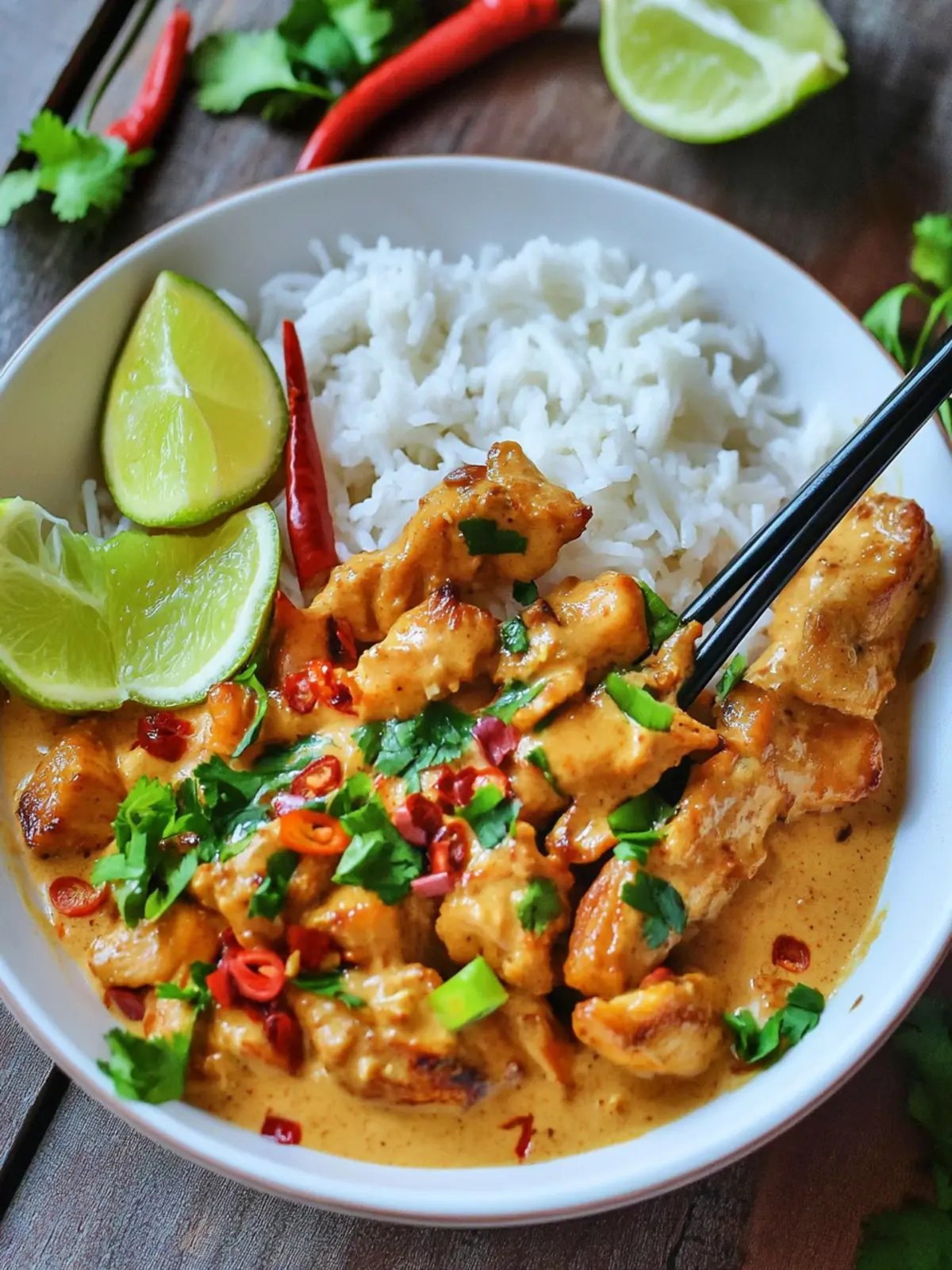 Creamy Vegan Chicken Satay in Rich Coconut Peanut Sauce 3 Creamy Vegan “Chicken” Satay