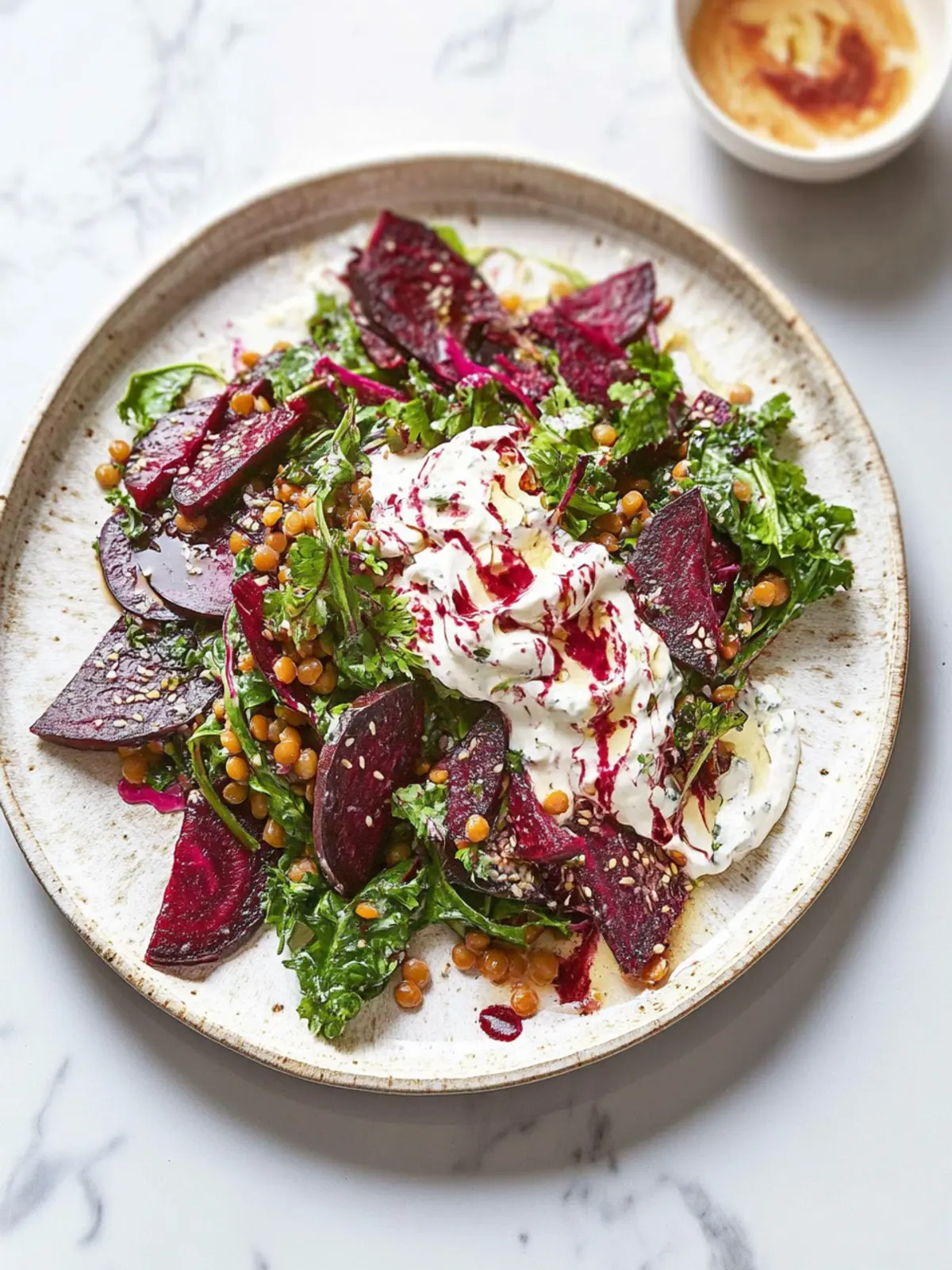 Ella Mills’ Creamy Beetroot Lentil Yoghurt Salad Delight 5 Ella Mills’ Creamy Beetroot, Lentil and Yoghurt Salad