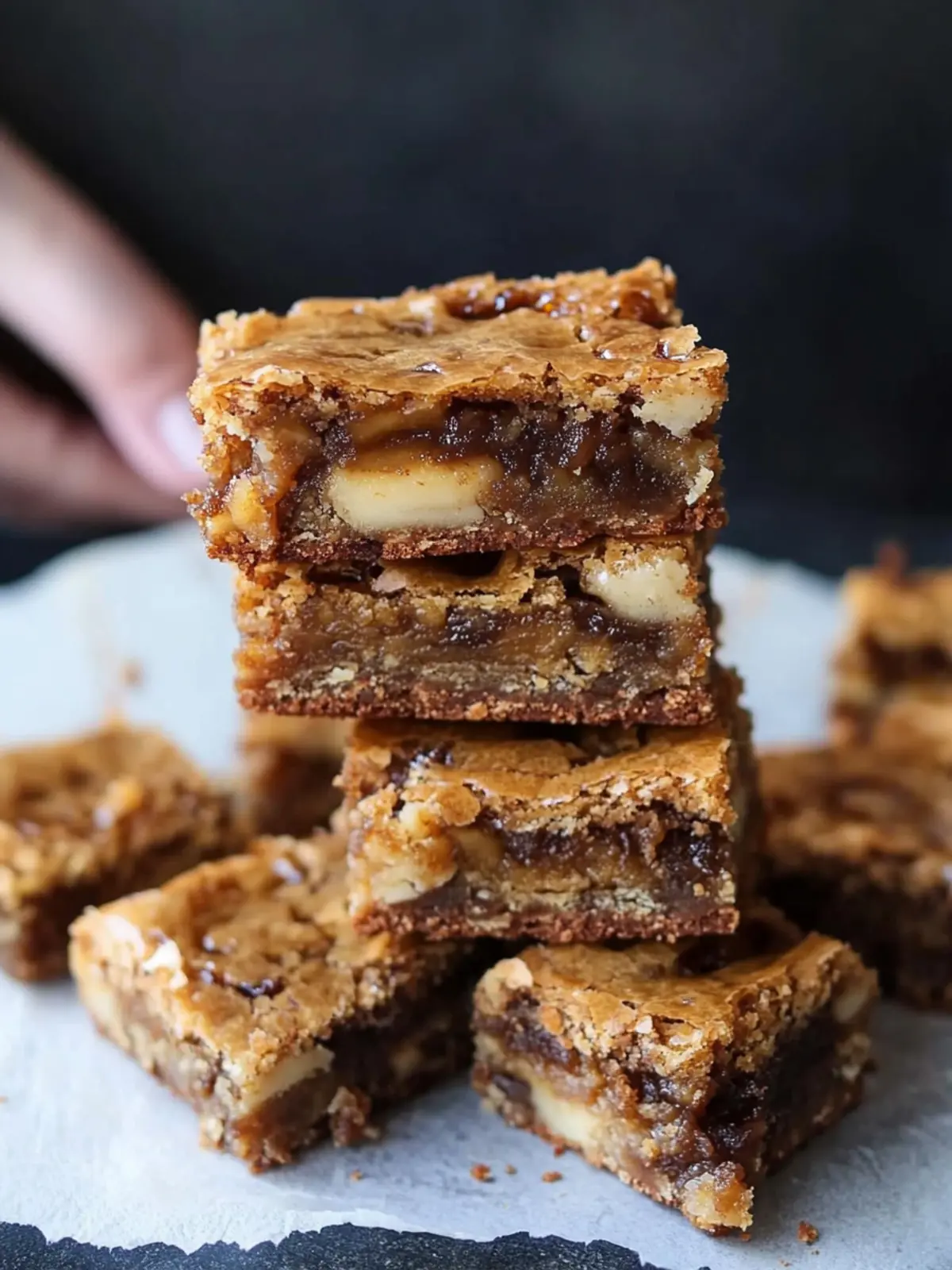 Deliciously Fudgy Sticky Toffee Blondies You Can't Resist 2 Sticky Toffee Blondies