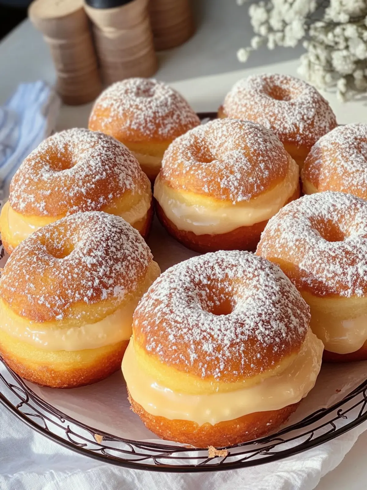 The Softest & Fluffiest Brioche Donuts with Vanilla Custard 2 ๐๐๐ ๐๐ ๐๐ฅ๐๐ค๐ฅ & ๐ฝ๐๐ฆ๐๐๐๐๐ค๐ฅ ๐น๐ฃ๐๐ ๐๐๐ ๐ป๐ ๐๐ฆ๐ฅ๐ค ๐จ๐๐ฅ๐ ๐๐๐๐๐๐๐ โ๐ฆ๐ค๐ฅ๐๐ฃ๐ โก