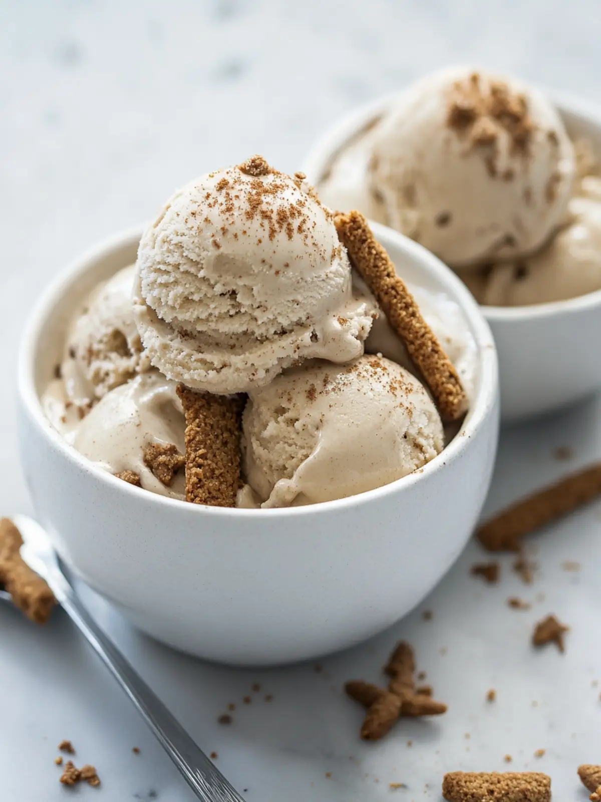 Gingerbread Cookie Ice Cream That's a Holiday Dream! 2 Gingerbread Cookie Ice Cream